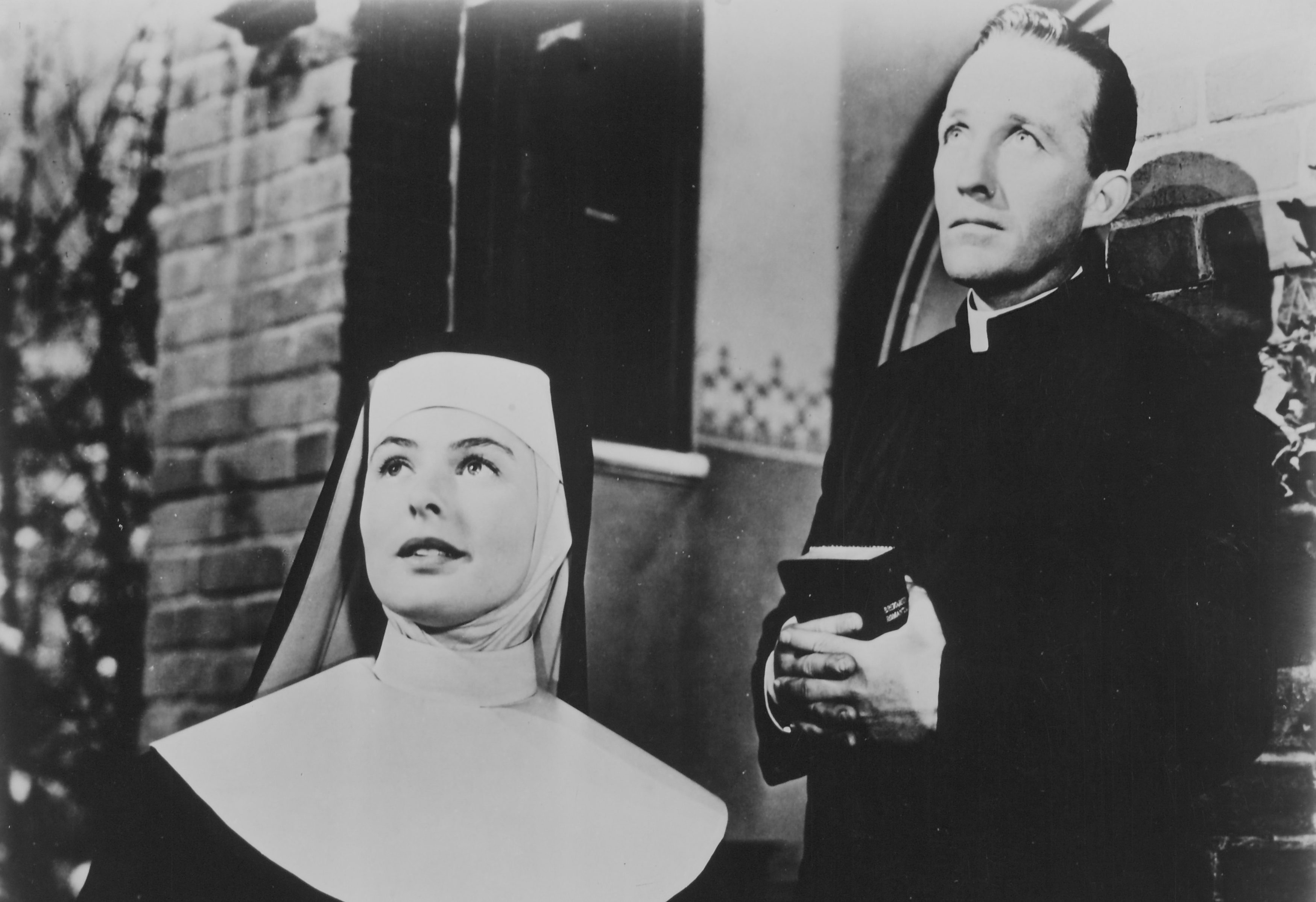 Ingrid Bergman, Bing Crosby in "The Bells of St. Mary's" 1945   