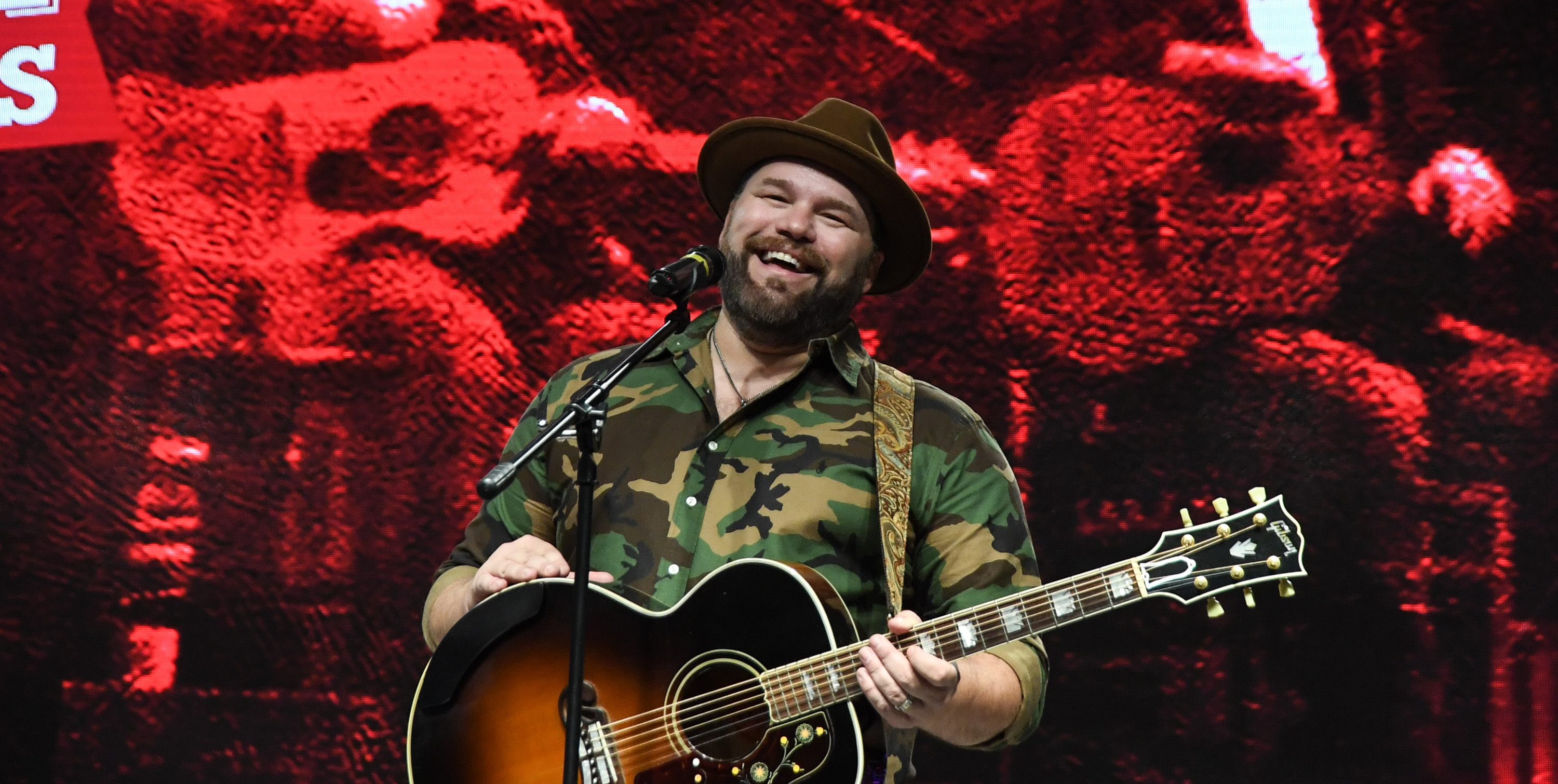 LAS VEGAS, NEVADA - DECEMBER 09:  Singer/songwriter James Otto performs during the Daryle Singletary's 'Keepin' it Country' hosted by Andy Griggs show during the National Finals Rodeo's Cowboy Christmas at the Las Vegas Convention Center on December 09, 2019 in Las Vegas, Nevada. 
