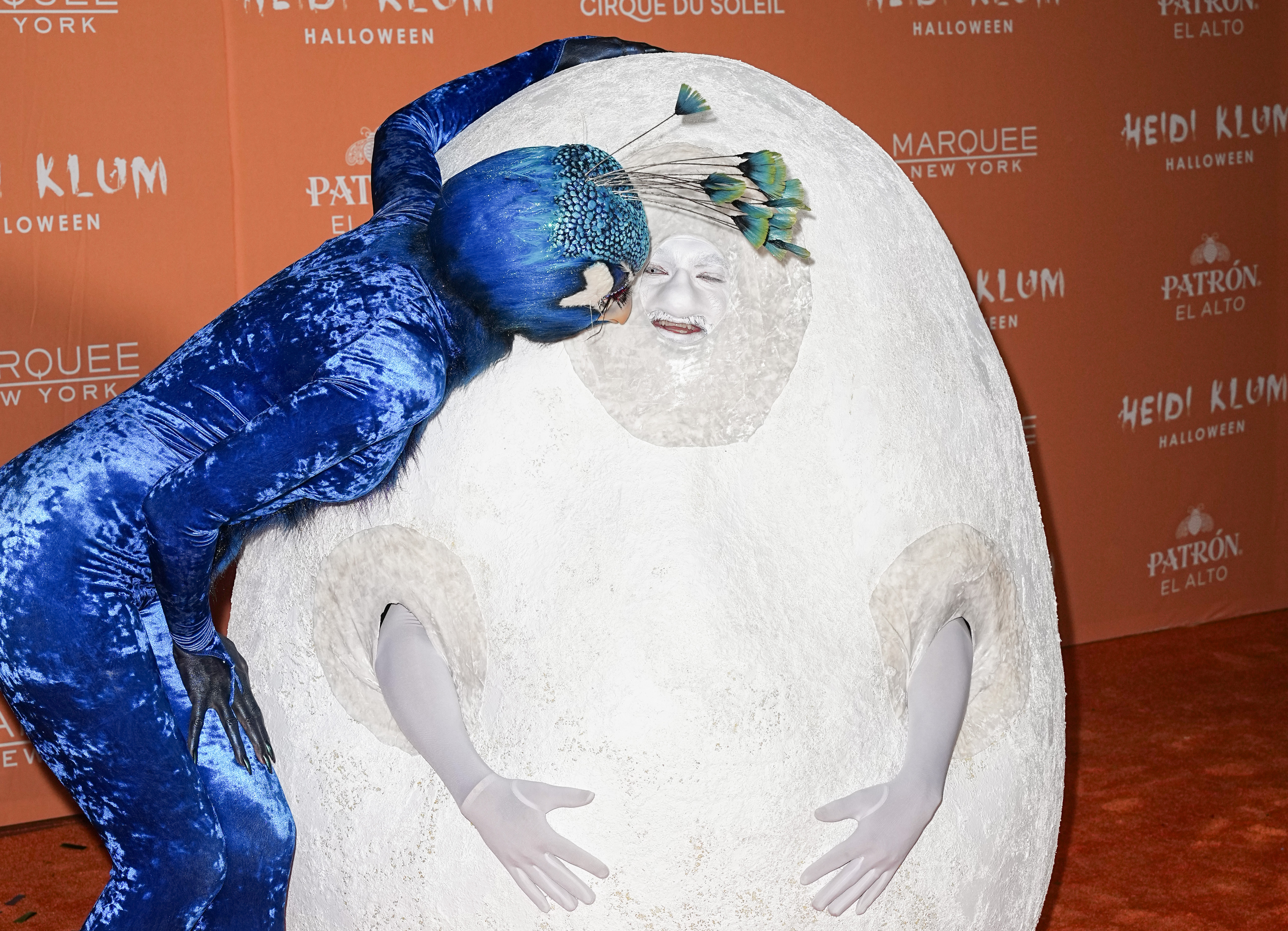 Heidi Klum and Tom Kaulitz at Heidi Klum's 22nd Annual Halloween Party held at the Marquee on October 31, 2023 in New York City. 