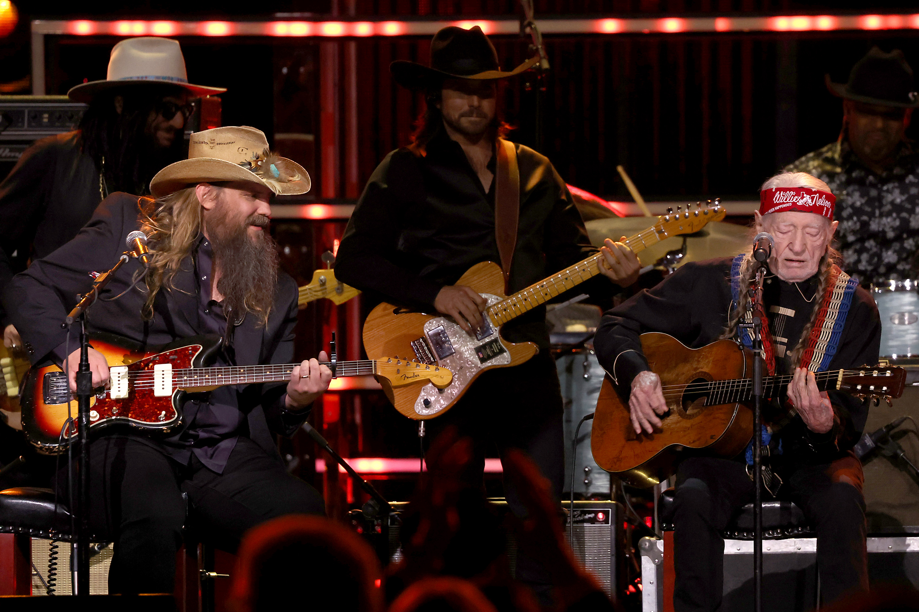 during the 38th Annual Rock & Roll Hall Of Fame Induction Ceremony at Barclays Center on November 03, 2023 in New York City. 
