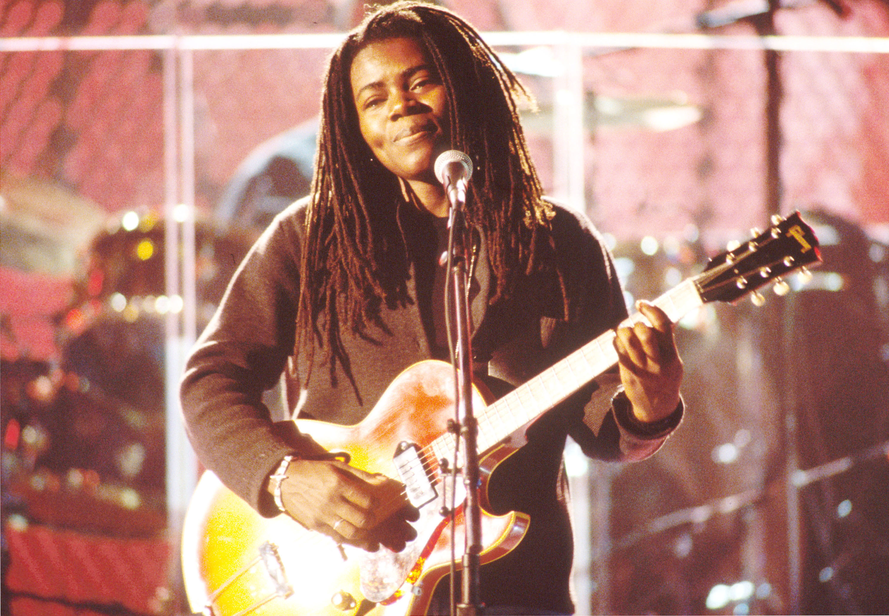Tracy Chapman at the 39th annual Grammy awards.