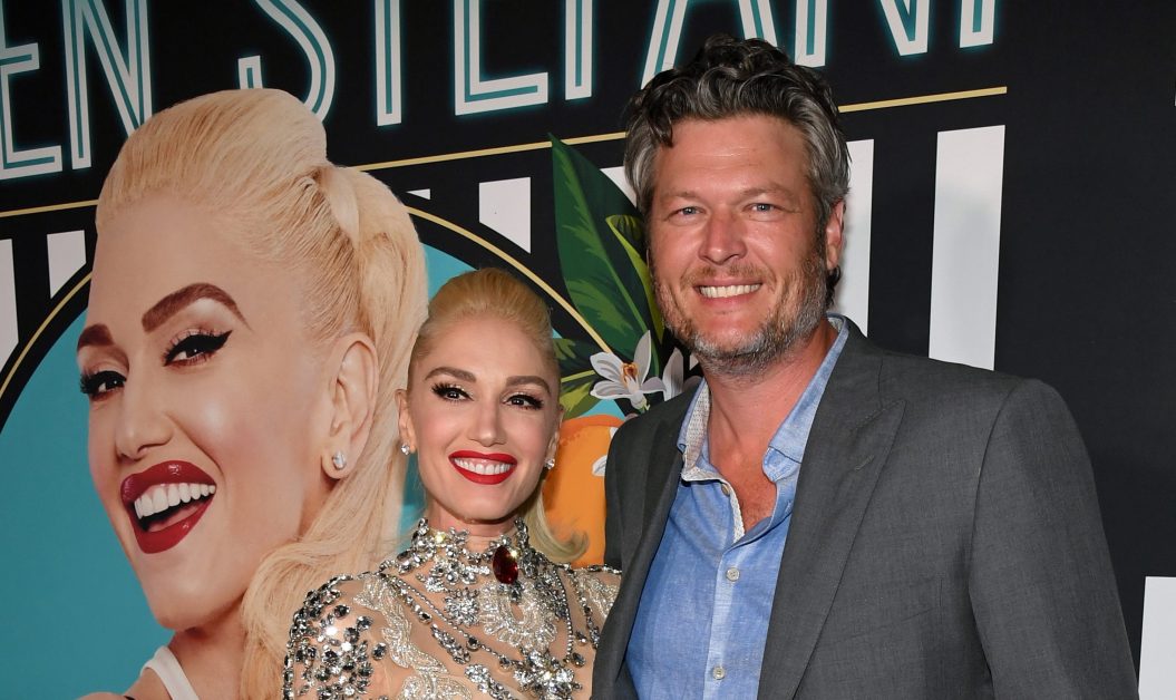 LAS VEGAS, NV - JUNE 28: Singer Gwen Stefani (L) and recording artist Blake Shelton attend the grand opening of her "Gwen Stefani - Just a Girl" residency at Planet Hollywood Resort & Casino on June 28, 2018 in Las Vegas, Nevada.