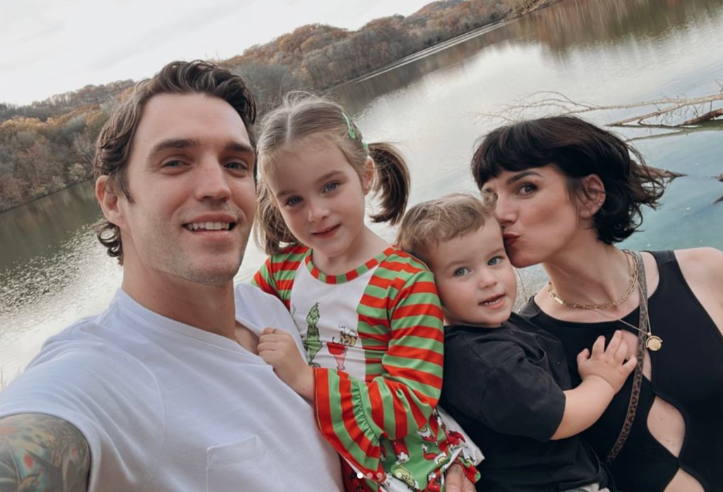 Shenae Grimes-Beech husband and children Instagram photo