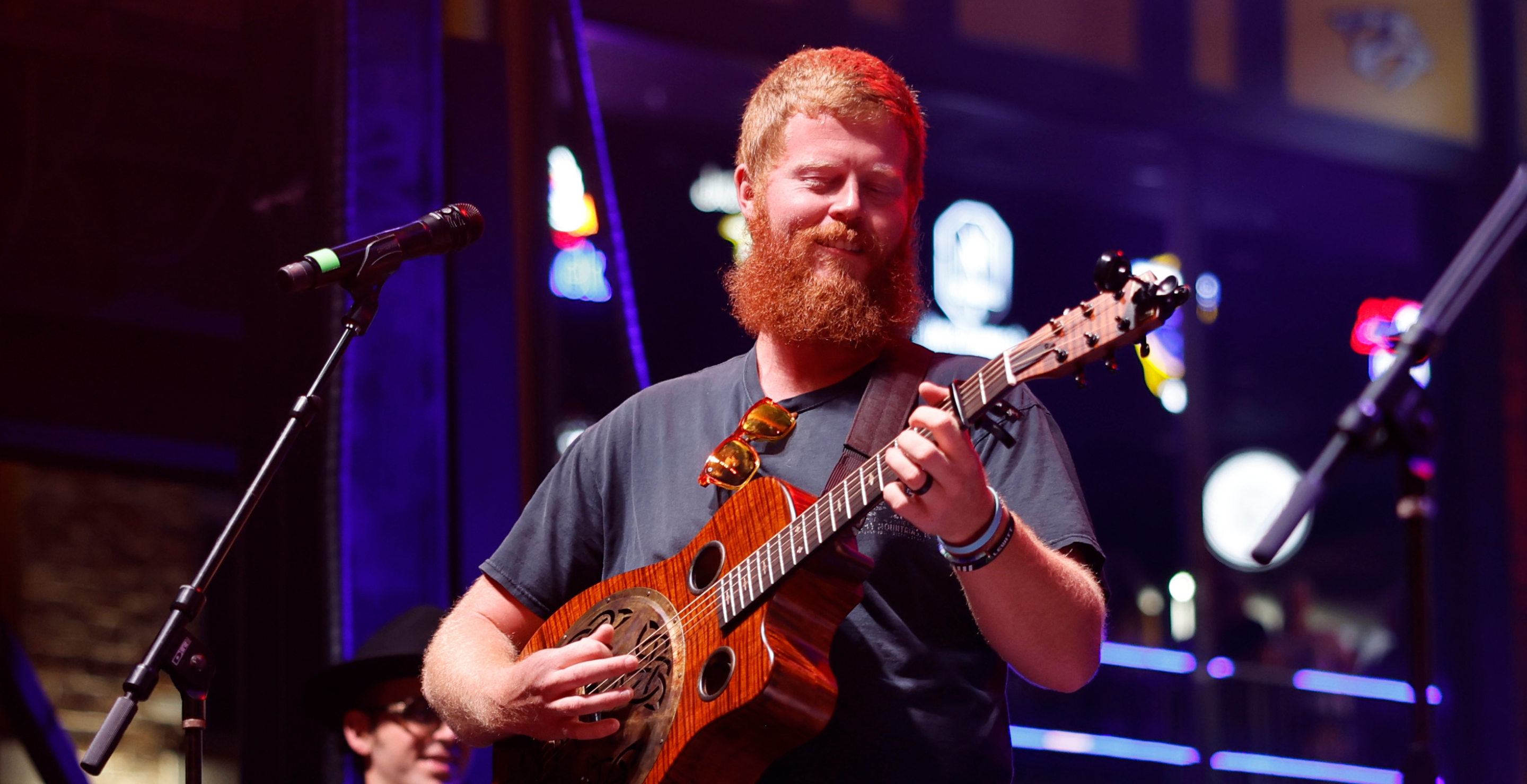 Oliver Anthony performs at Tootsie's Orchid Lounge Annual Birthday Bash on September 17, 2023 in Nashville, Tennessee.