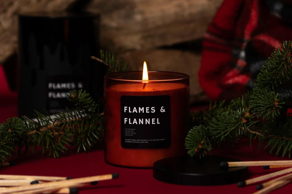 Flames & Flannel candle