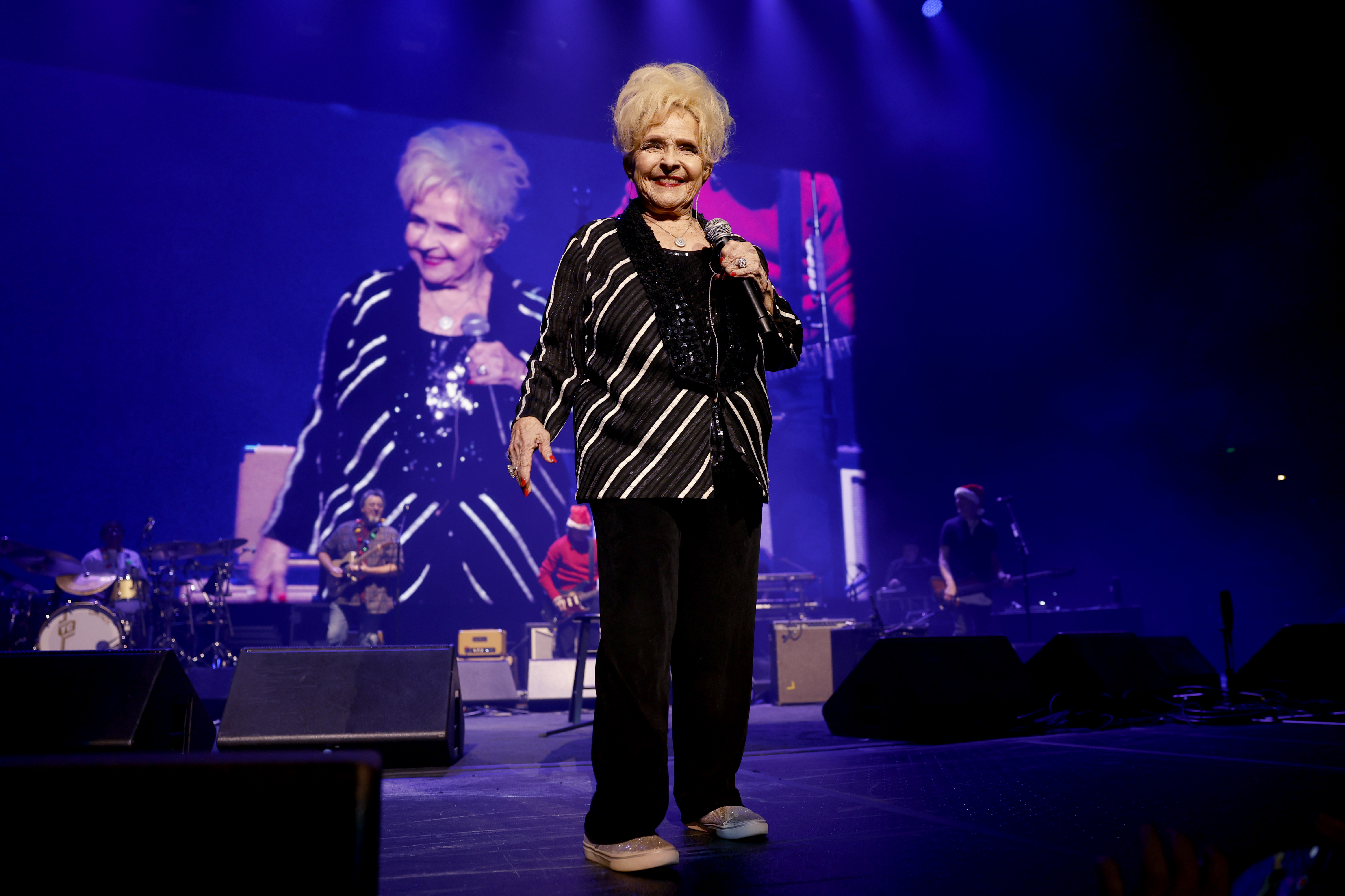 Brenda Lee performs onstage for All for the Hall a concert hosted by Keith Urban and Vince Gill benefiting the Country Music Hall of Fame and Museum at Bridgestone Arena on December 05, 2023 in Nashville, Tennessee. (Photo by Jason Kempin/Getty Images for the Country Music Hall of Fame and Museum)