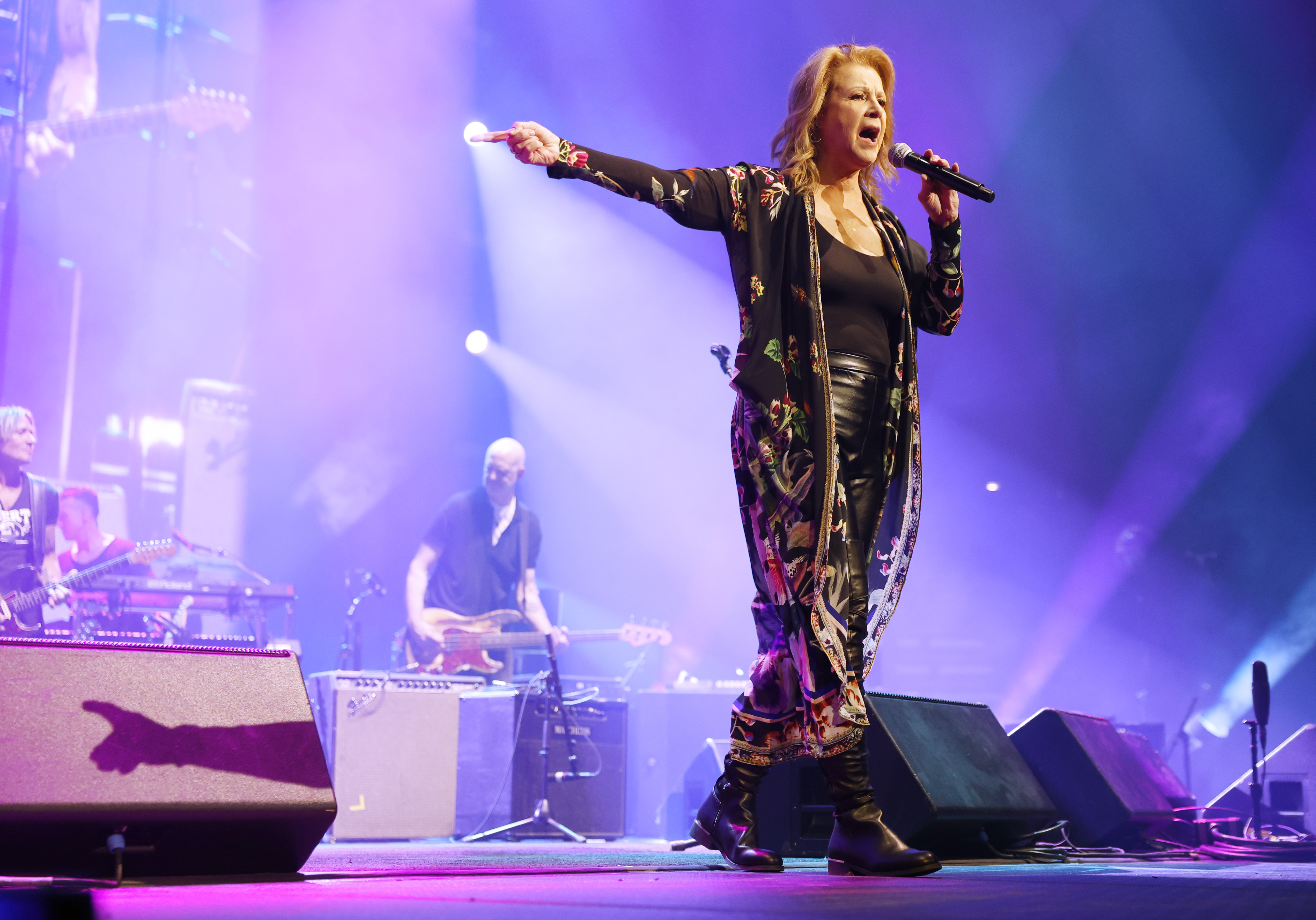 Patty Loveless performs onstage for All for the Hall a concert hosted by Keith Urban and Vince Gill benefiting the Country Music Hall of Fame and Museum at Bridgestone Arena on December 05, 2023 in Nashville, Tennessee. (Photo by Jason Kempin/Getty Images for the Country Music Hall of Fame and Museum)