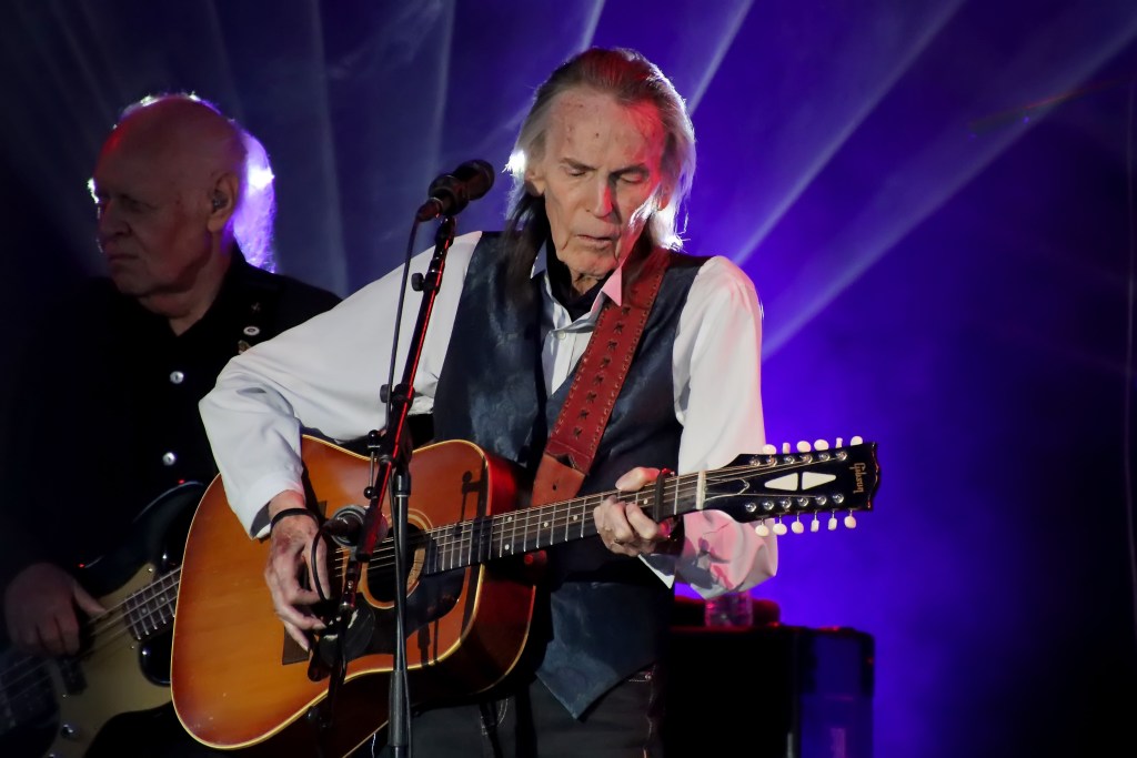 OCEAN CITY, NJ - JULY 18: Gordon Lightfoot performs in concert at Ocean City Music Pier on July 18, 2022 in Ocean City, New Jersey. 