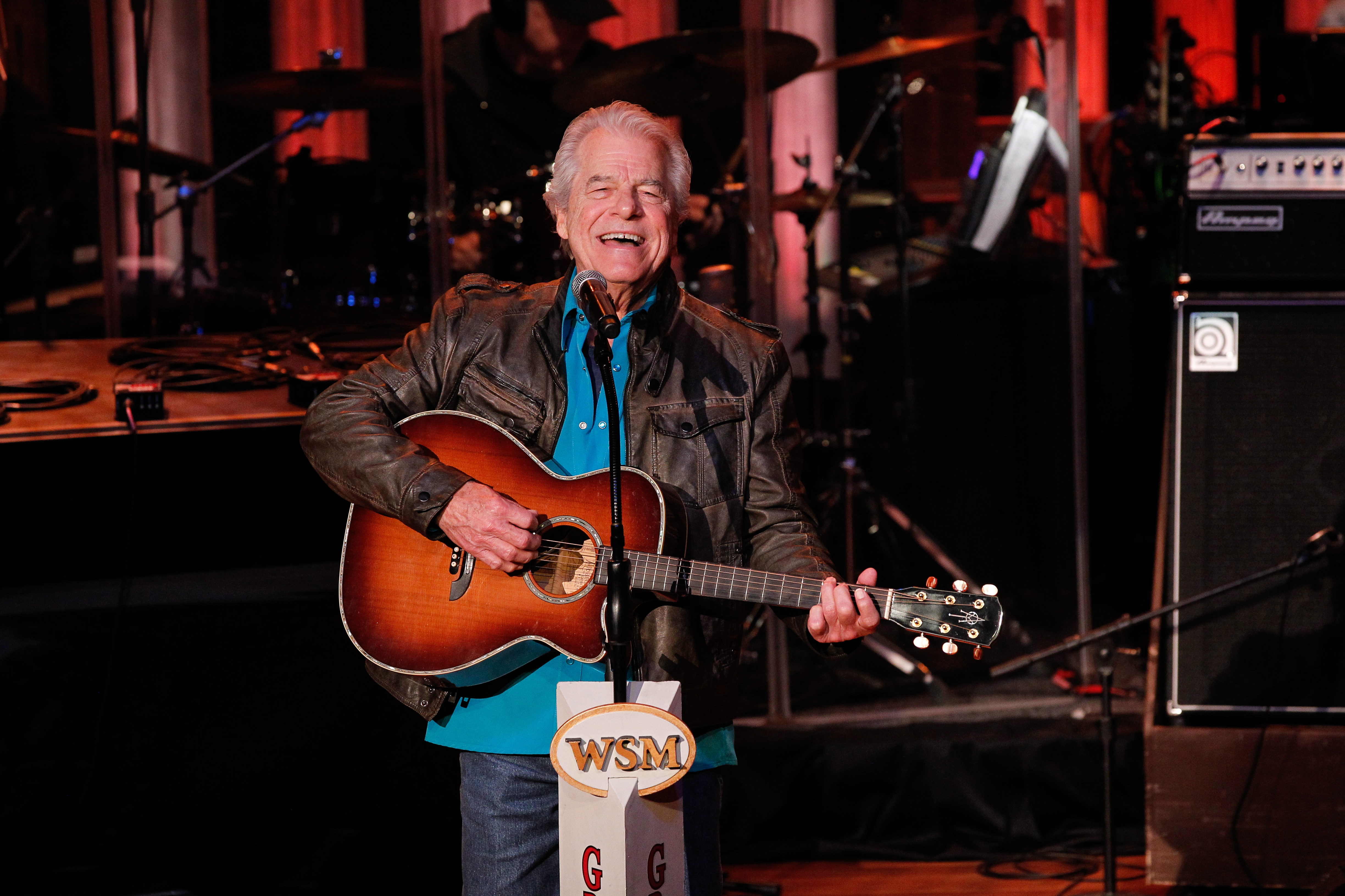 NASHVILLE, TN - NOVEMBER 08: Singer Ray Pillow performs at The Grand Ole Opry at Ryman Auditorium on November 8, 2014 in Nashville, Tennessee. 