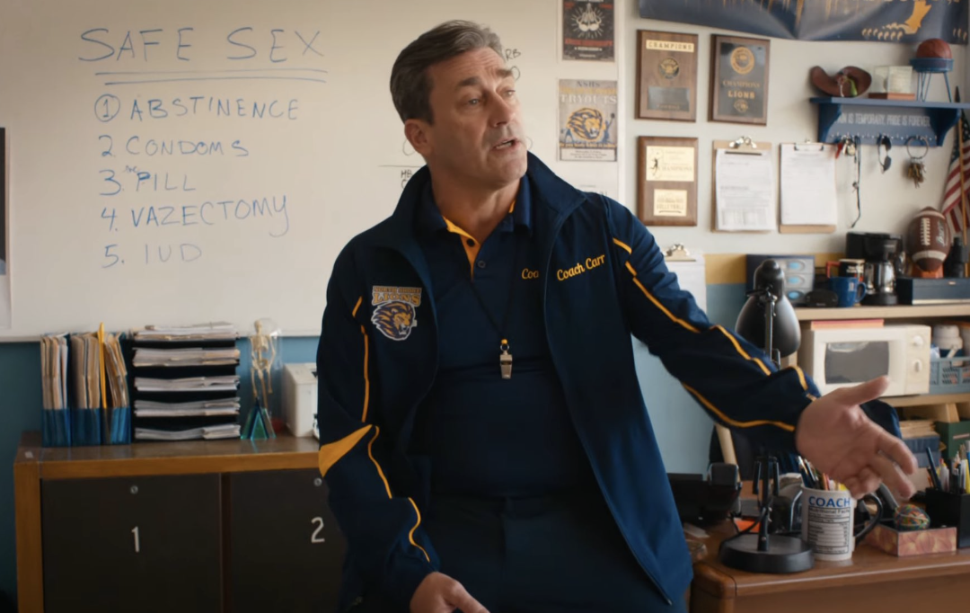 Jon Hamm in the "Mean Girls" movie musical