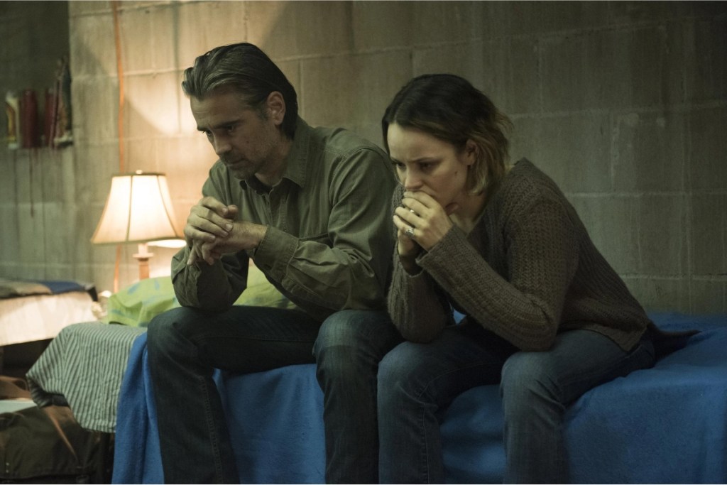 Colin Farrell and Rachel McAdams in "True Detective" Season 2.
