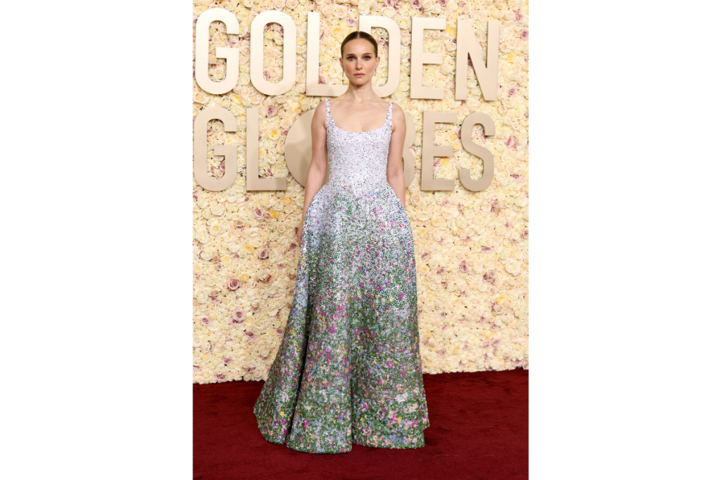 Natalie Portman attends the 81st Annual Golden Globe Awards