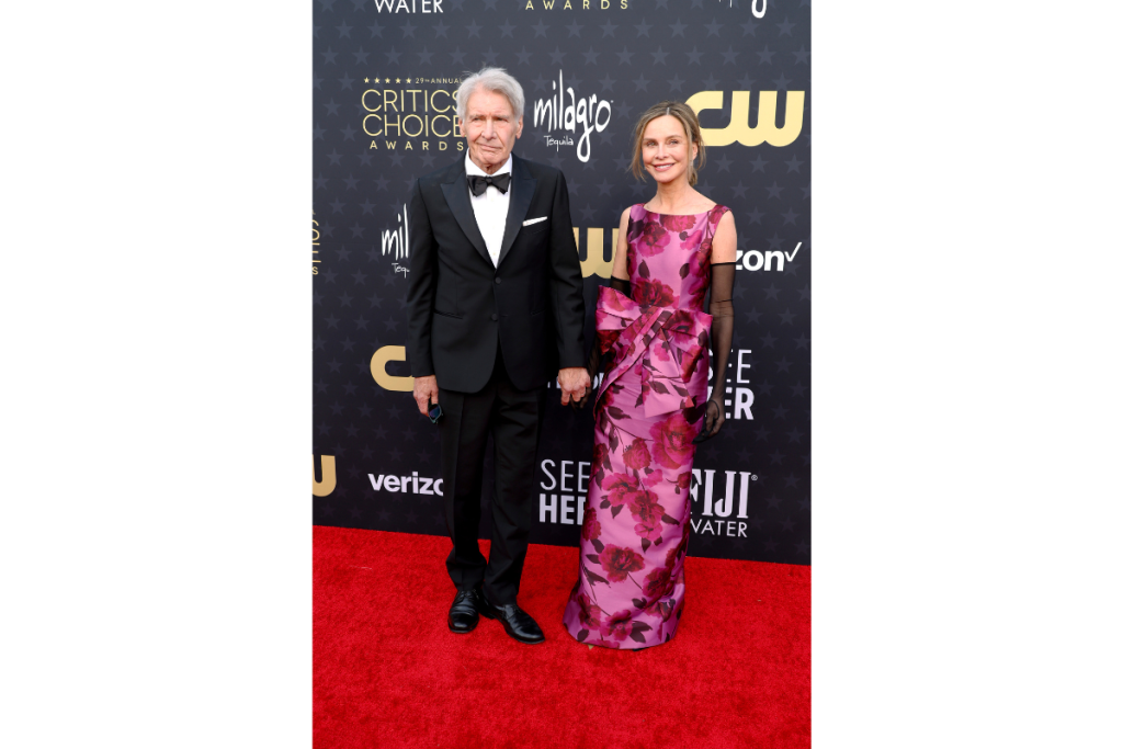 Harrison Ford and Calista Flockhart attend the 29th Annual Critics Choice Awards