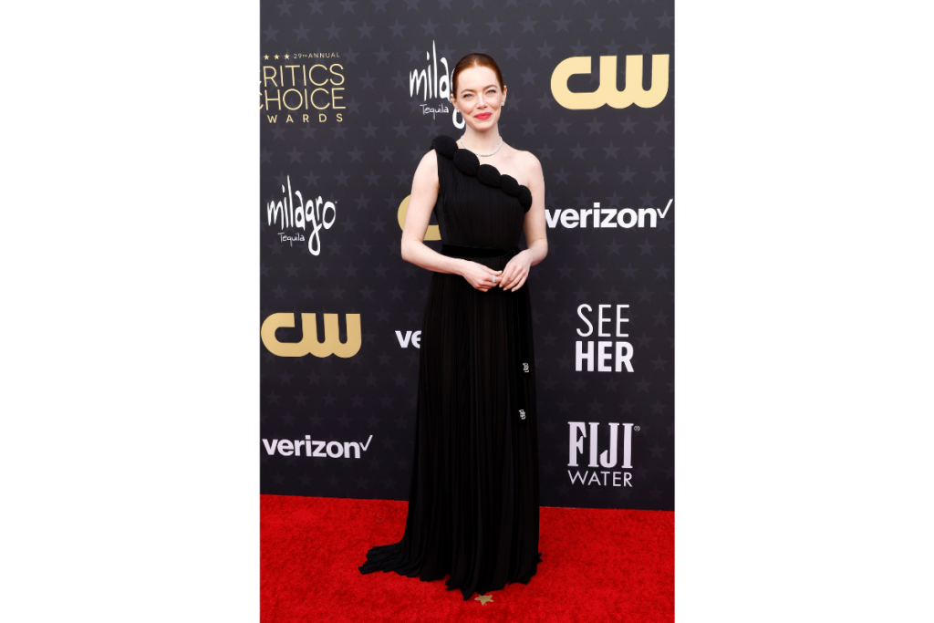 Emma Stone attends the 29th Annual Critics Choice Awards