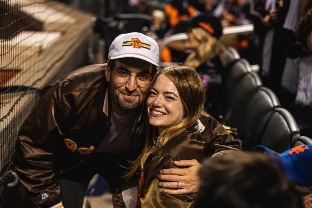 Emma Stone and her husband Dave McCary in 2022.