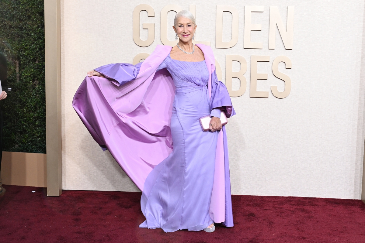 Helen Mirren at the 81st Golden Globe Awards