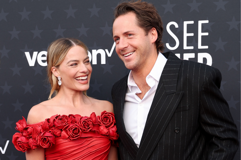 Margot Robbie and Tom Ackerley 2024 Critics Choice Awards