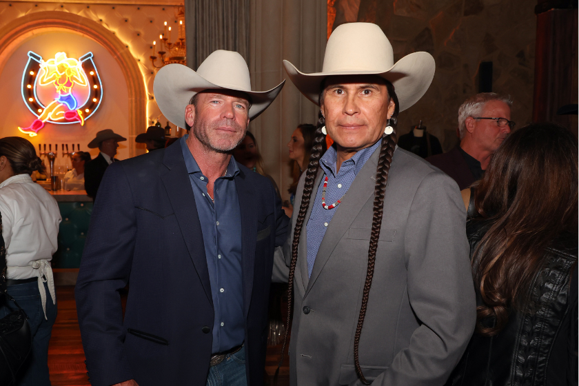 Taylor Sheridan and Mo Brings Plenty.