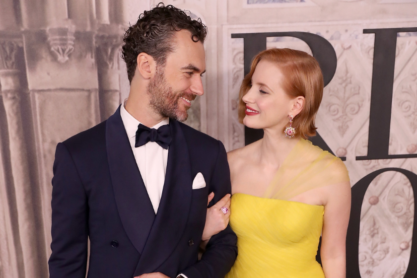 Gian Luca Passi de Preposulo and Jessica Chastain