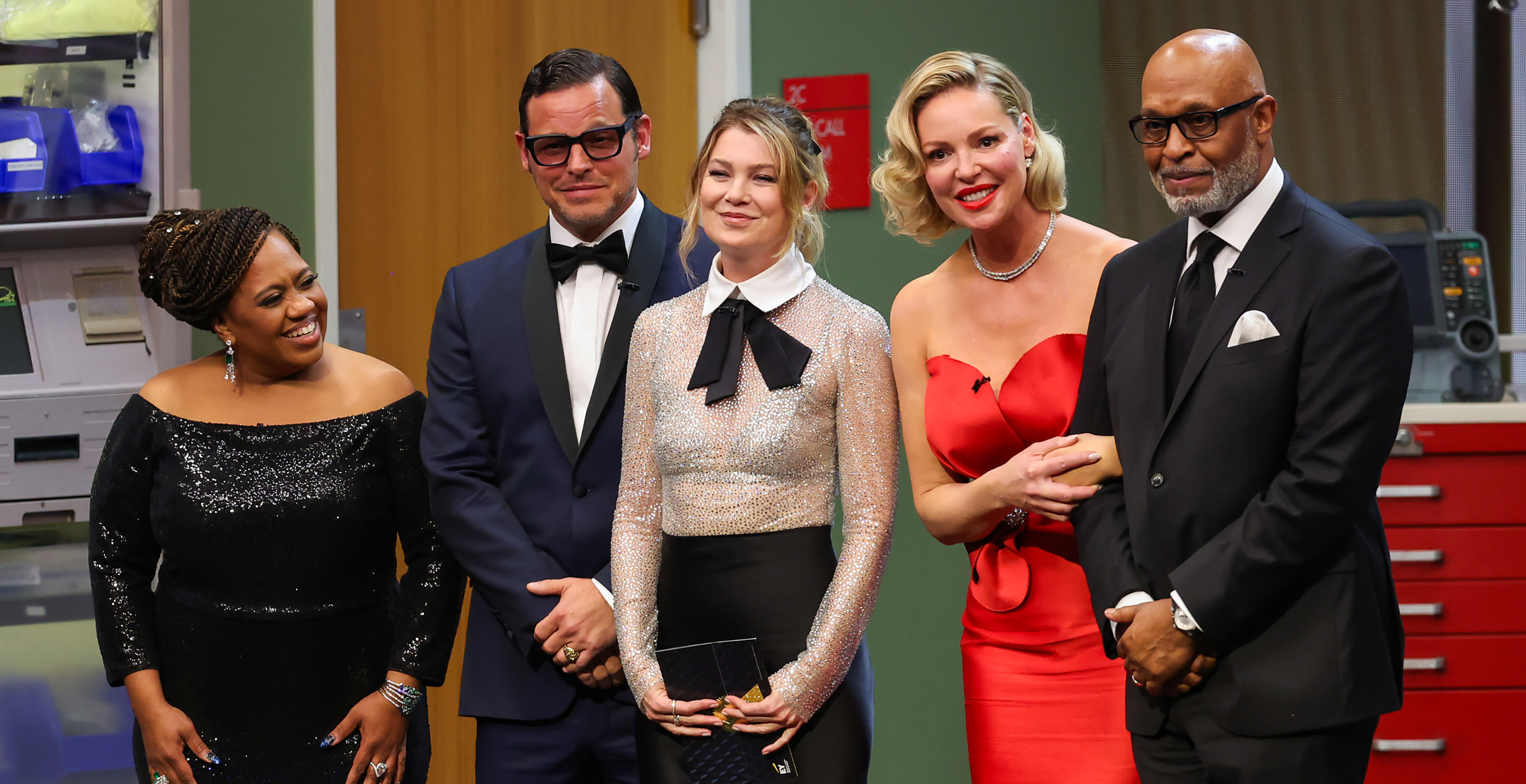 "Grey's Anatomy" cast reunion 75th Emmy Awards 2024.