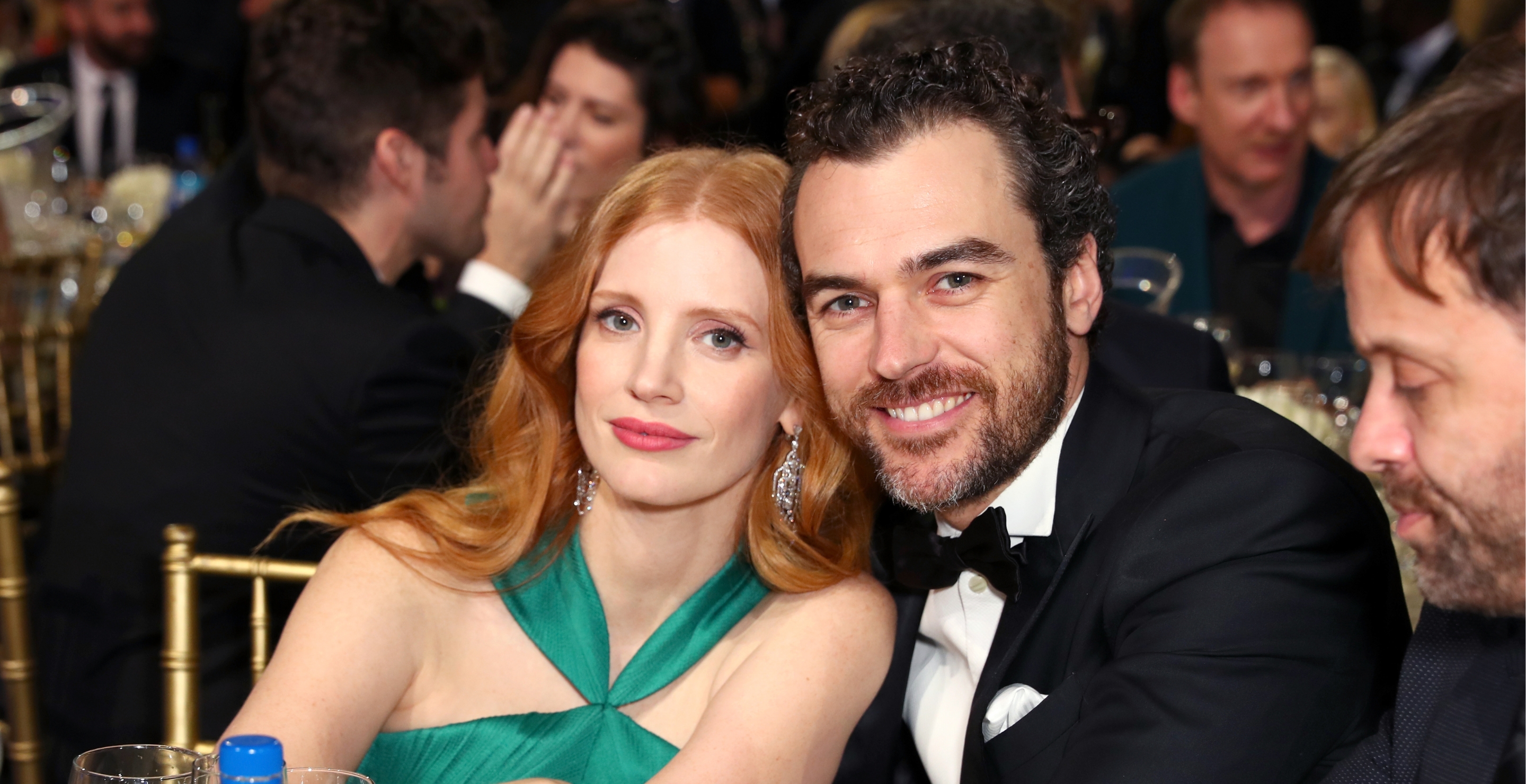 Jessica Chastain and Gian Luca Passi de Preposulo