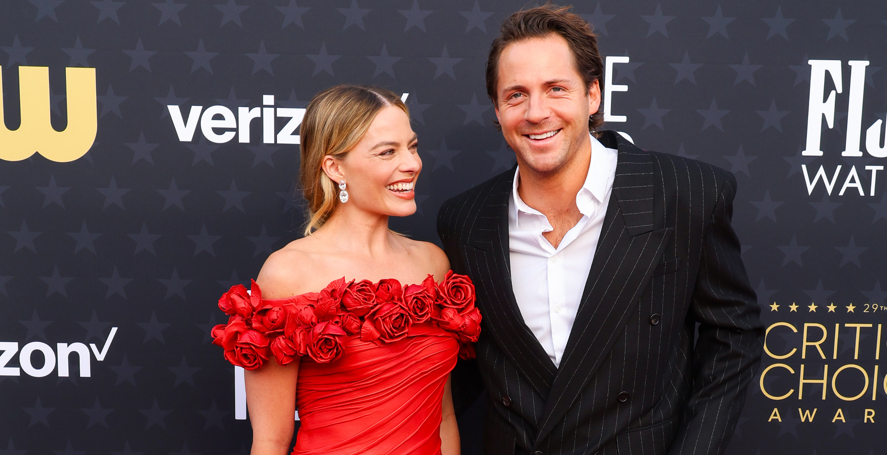 Margot Robbie and Tom Ackerley