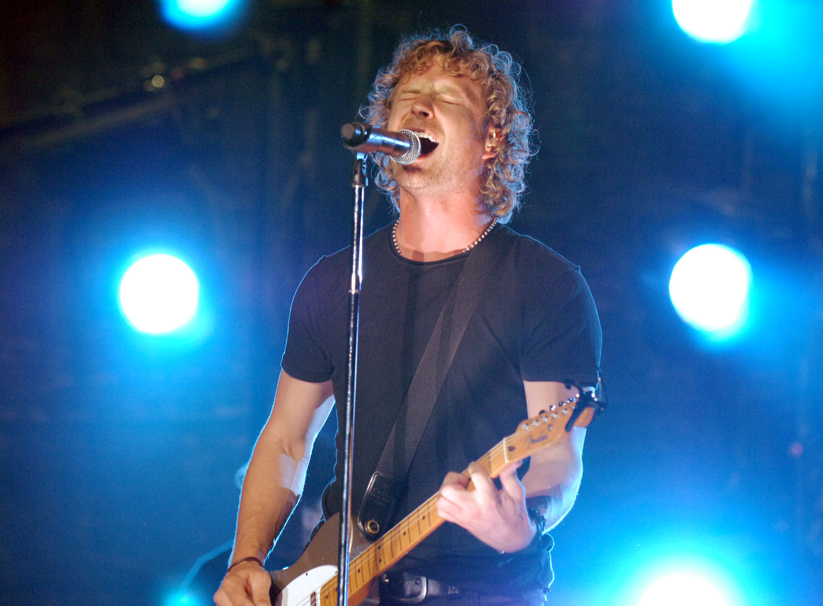 Dierks Bentley during Dierks Bentley in Concert at Philips Arena in Atlanta, Georgia - August 19, 2006 at Philips Arena in Atlanta, Georgia, United States. 