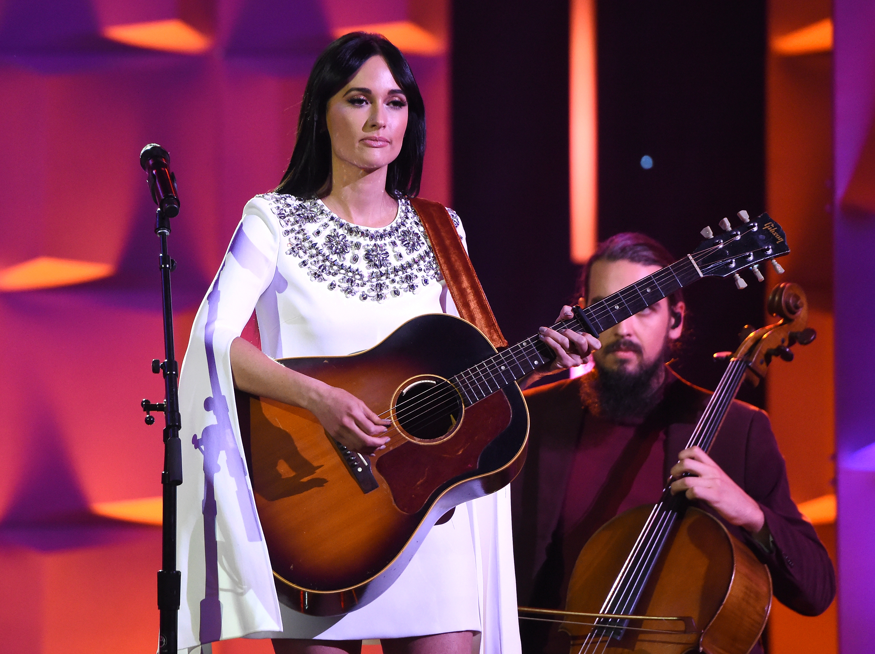 NEW YORK, NY - DECEMBER 06: Kacey Musgraves performs onstage at Billboard Women In Music 2018 on December 6, 2018 in New York City. 