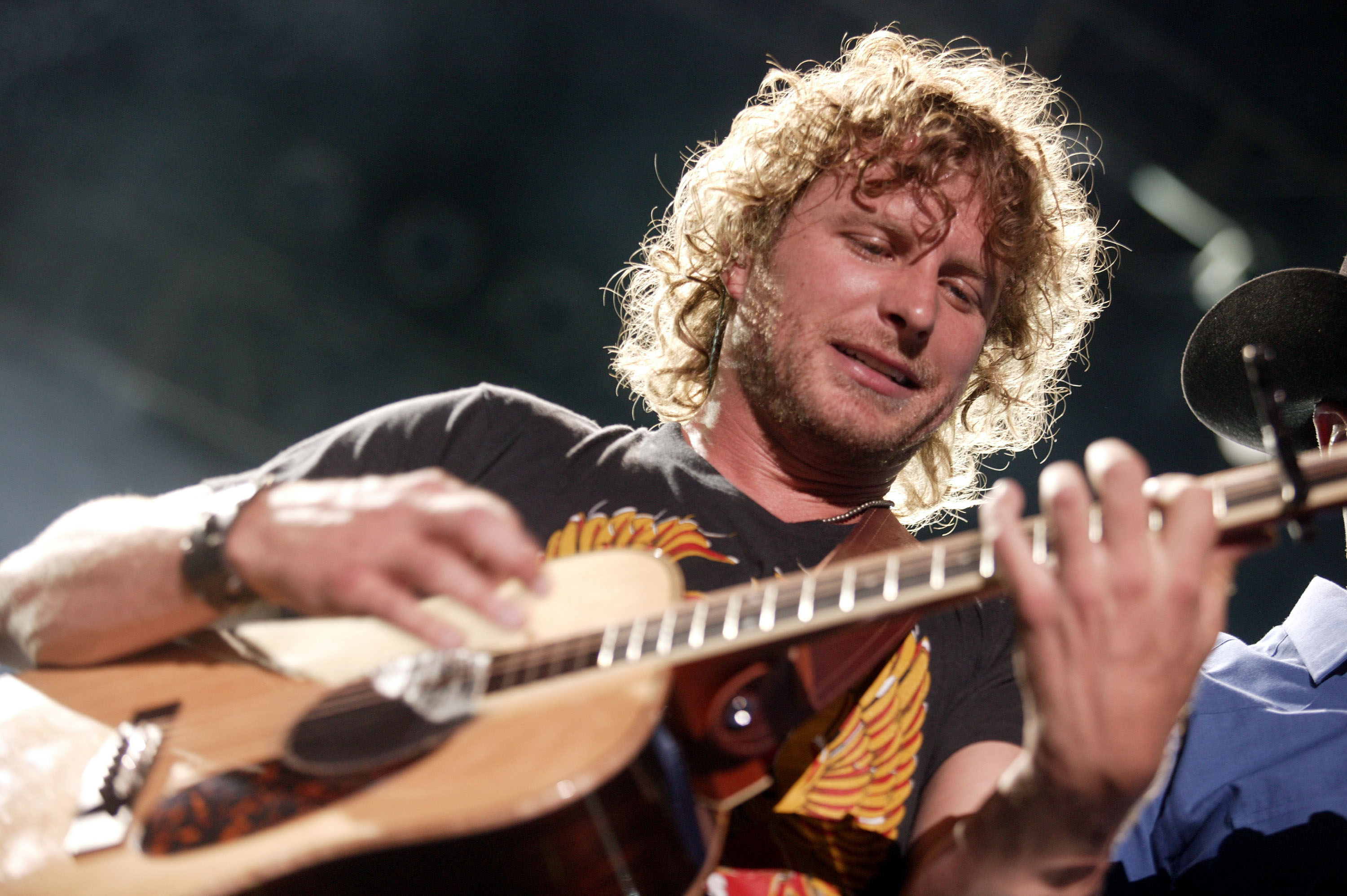 Dierks Bentley during 2005 CMA Music Festival - Day 1 at The Colliseum in Nashville, Tennessee, United States. 
