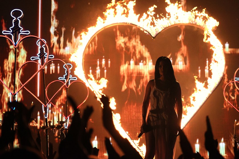NEW YORK, NEW YORK - SEPTEMBER 12: Kacey Musgraves performs onstage during the 2021 MTV Video Music Awards at Barclays Center on September 12, 2021 in the Brooklyn borough of New York City. (