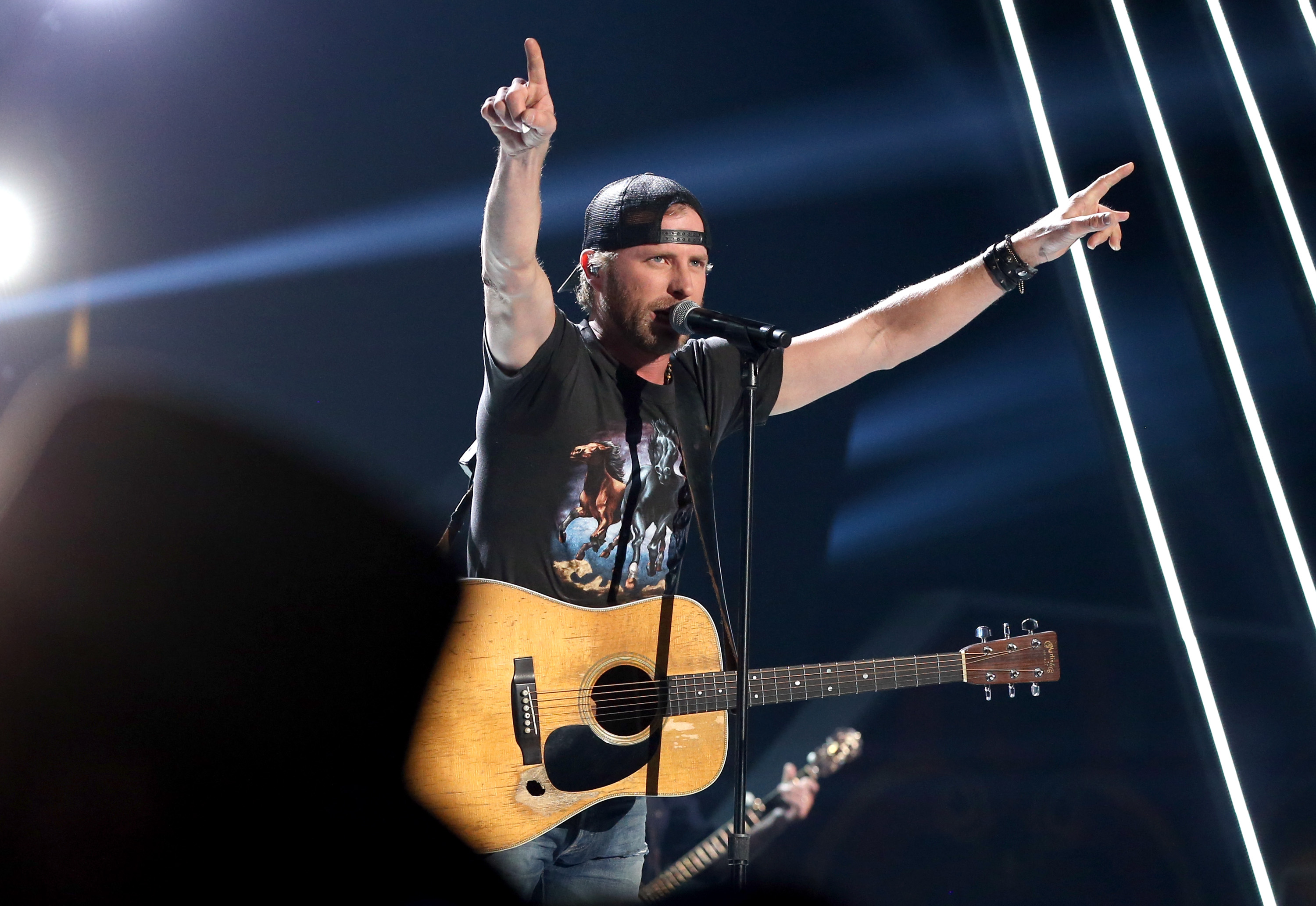 LAS VEGAS, NV - DECEMBER 10: Singer Dierks Bentley performs onstage during the 2012 American Country Awards at the Mandalay Bay Events Center on December 10, 2012 in Las Vegas, Nevada. 