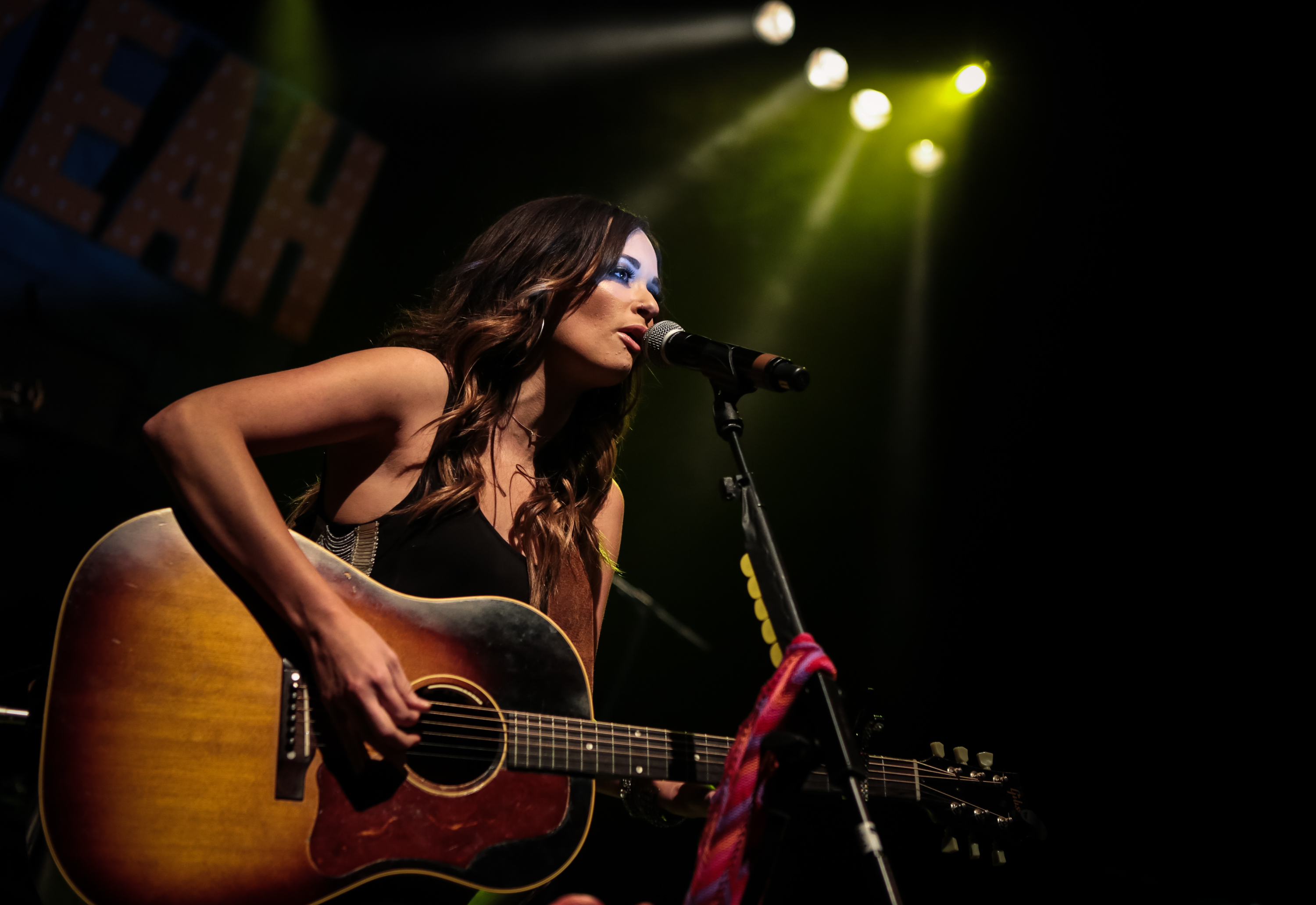 LONDON, UNITED KINGDOM - OCTOBER 13: Kacey Musgraves performs on stage at Shepherds Bush Empire on October 13, 2013 in London, England. 