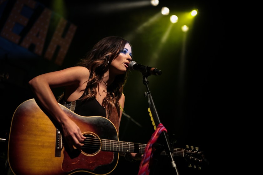 LONDON, UNITED KINGDOM - OCTOBER 13: Kacey Musgraves performs on stage at Shepherds Bush Empire on October 13, 2013 in London, England.