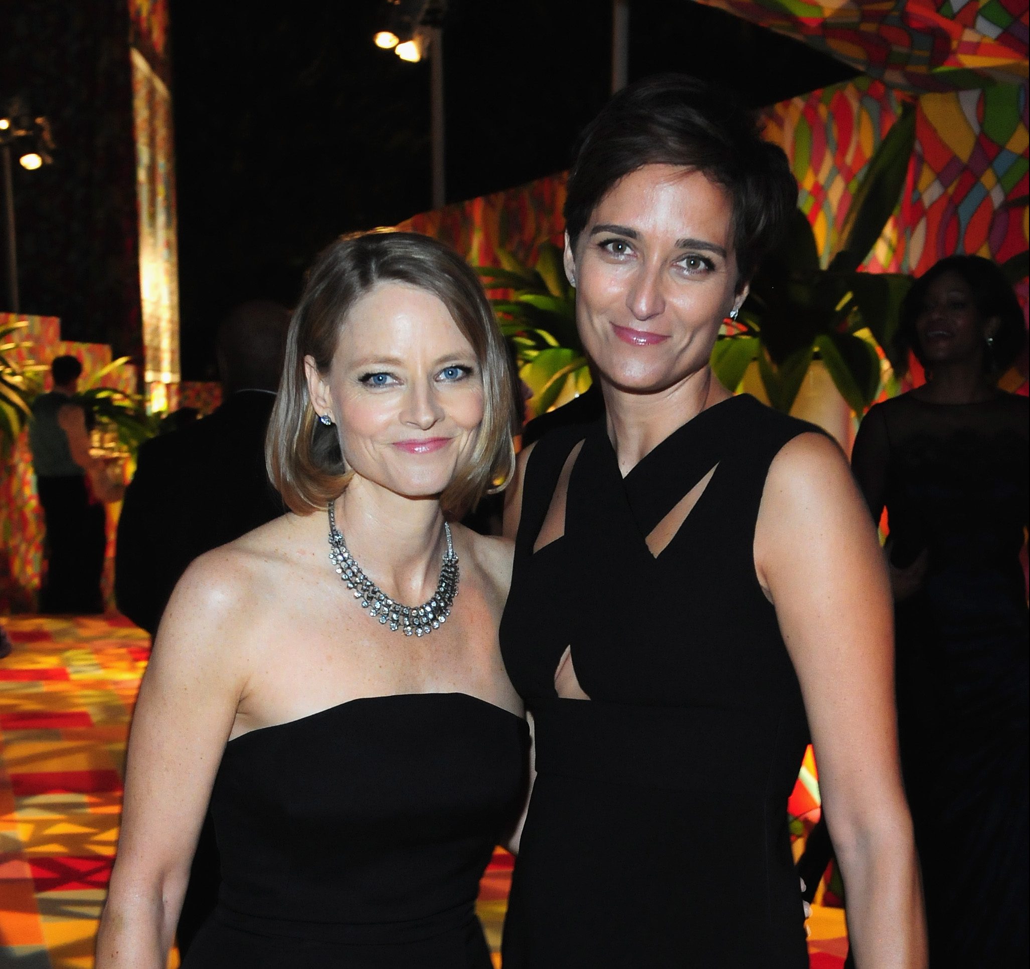 LOS ANGELES, CA - AUGUST 25: Actress/Director Jodie Foster (L) and Alexandra Hedison attend HBO's Official 2014 Emmy After Party at The Plaza at the Pacific Design Center on August 25, 2014 in Los Angeles, California. Vince Gonzales