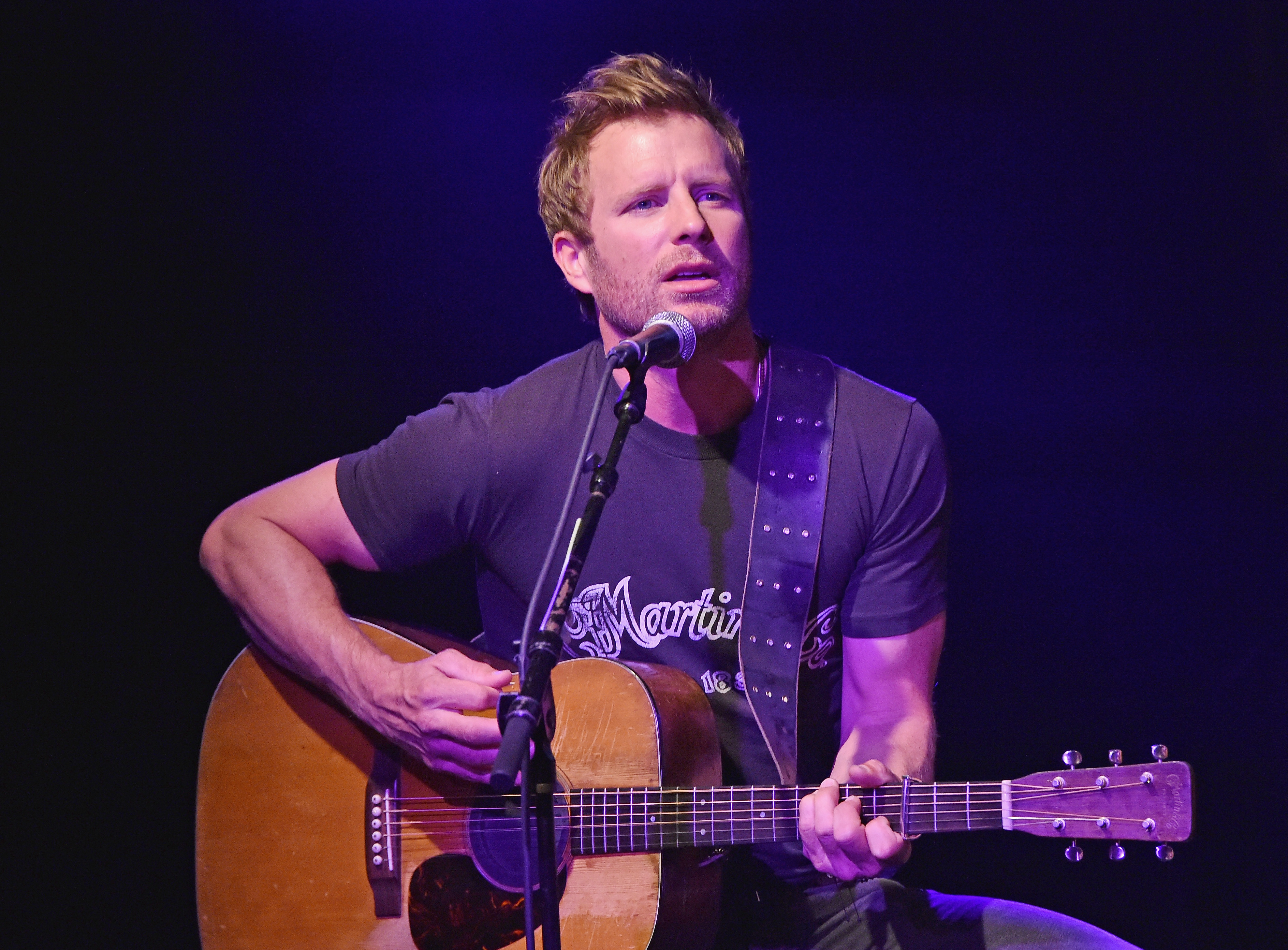 NEW YORK, NY - MAY 25: (EXCLUSIVE COVERAGE) Dierks Bentley performs Last Call Ball: Songs From The Black Album at Highline Ballroom on May 25, 2016 in New York City. 