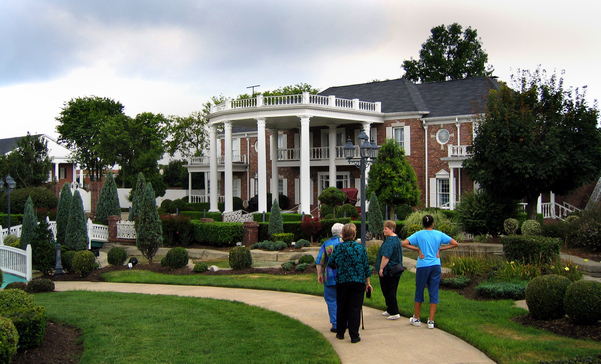 (Hendersonville, Tennessee)Photos taken 8/13/2003 at the Trinity Music City, USA in Hendersonville, Tennessee public tour . The old Conway Twitty mansion (shown) is now used for some TV productions. The facility is owned by the Trinity Broadcasting Network. 8/13/2003.