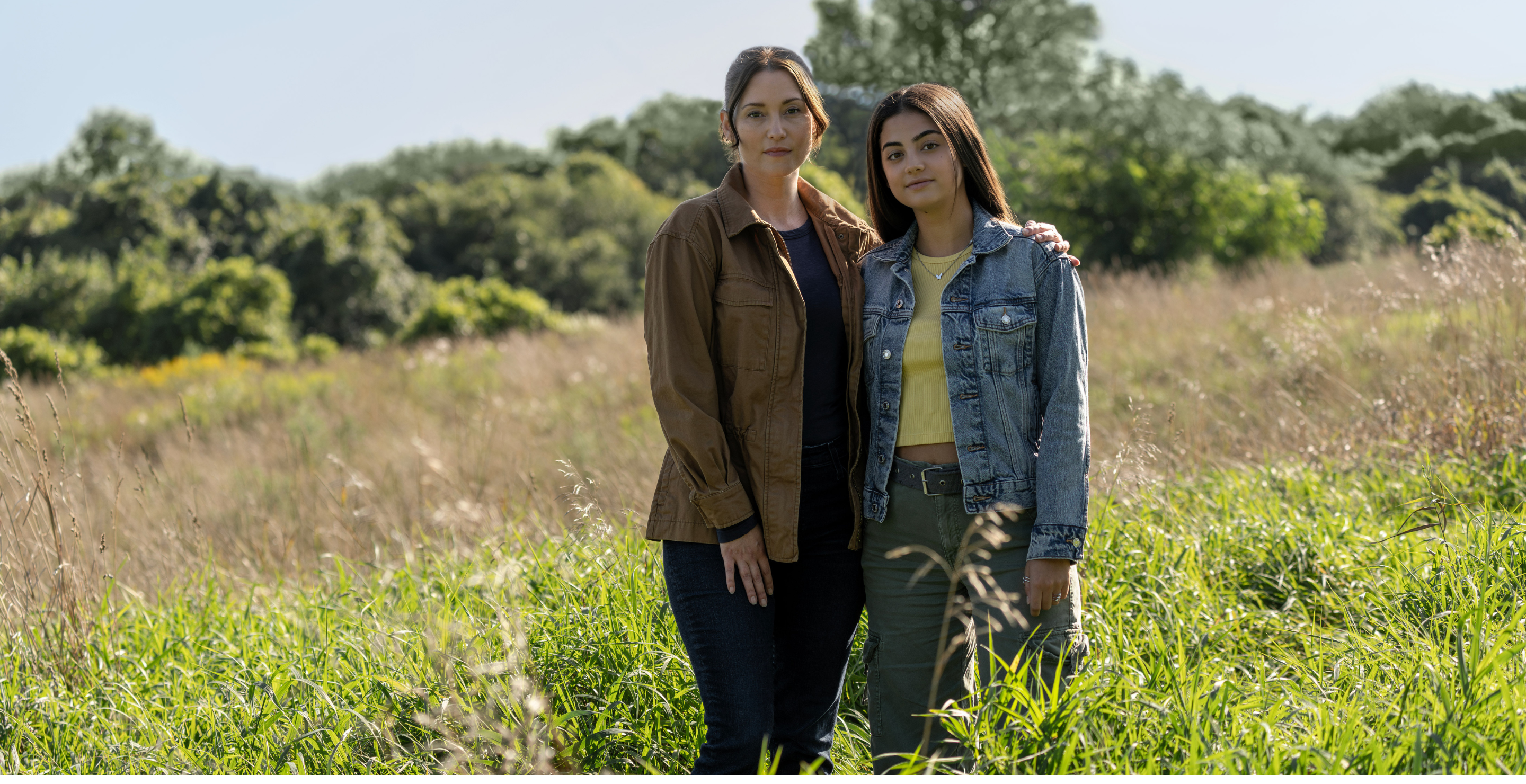 Chyler Leigh and Sadie Laflamme-Snow in 'The Way Home'