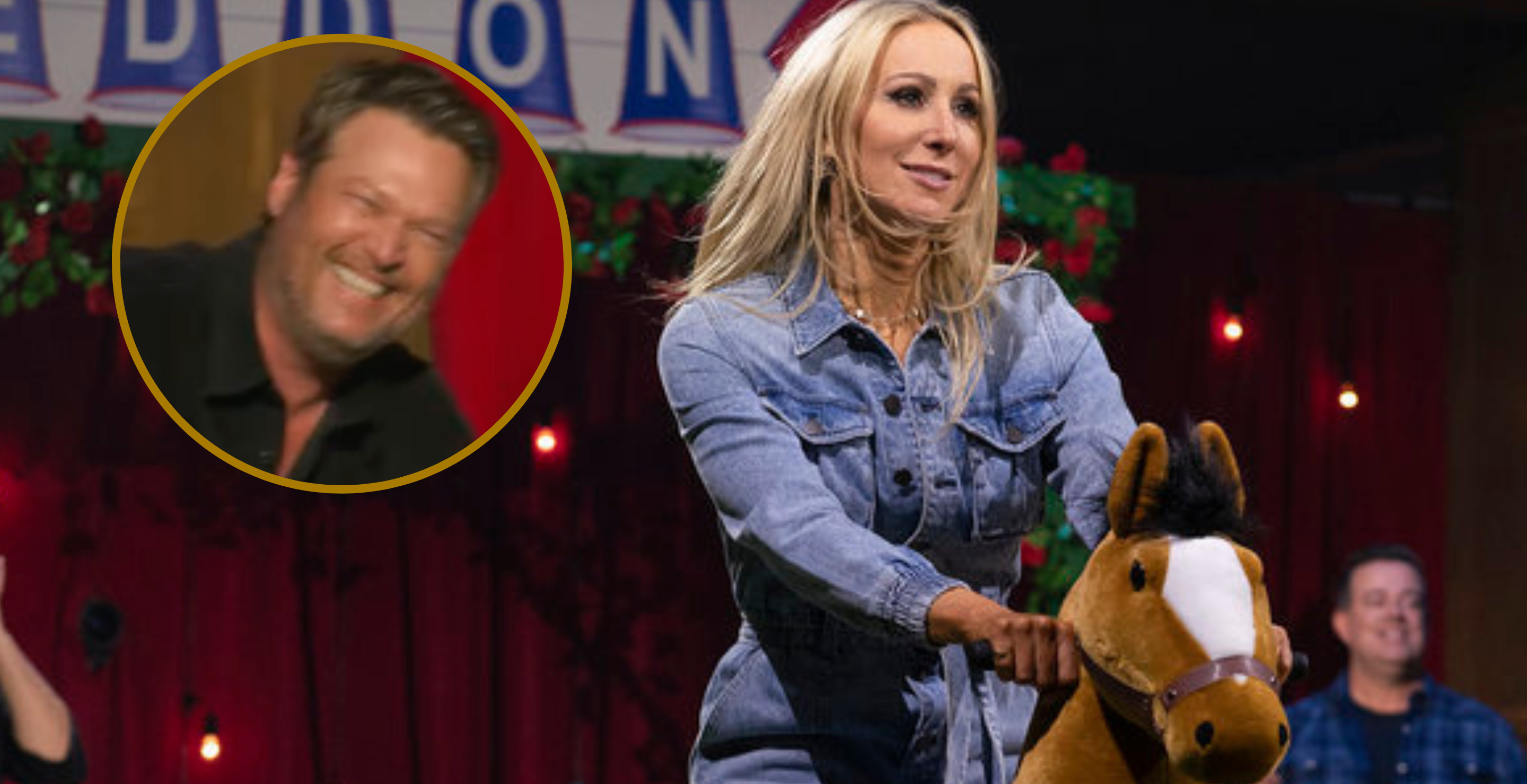 Nikki Glaser on "Barmageddon"/ Blake Shelton on "Barmageddon"