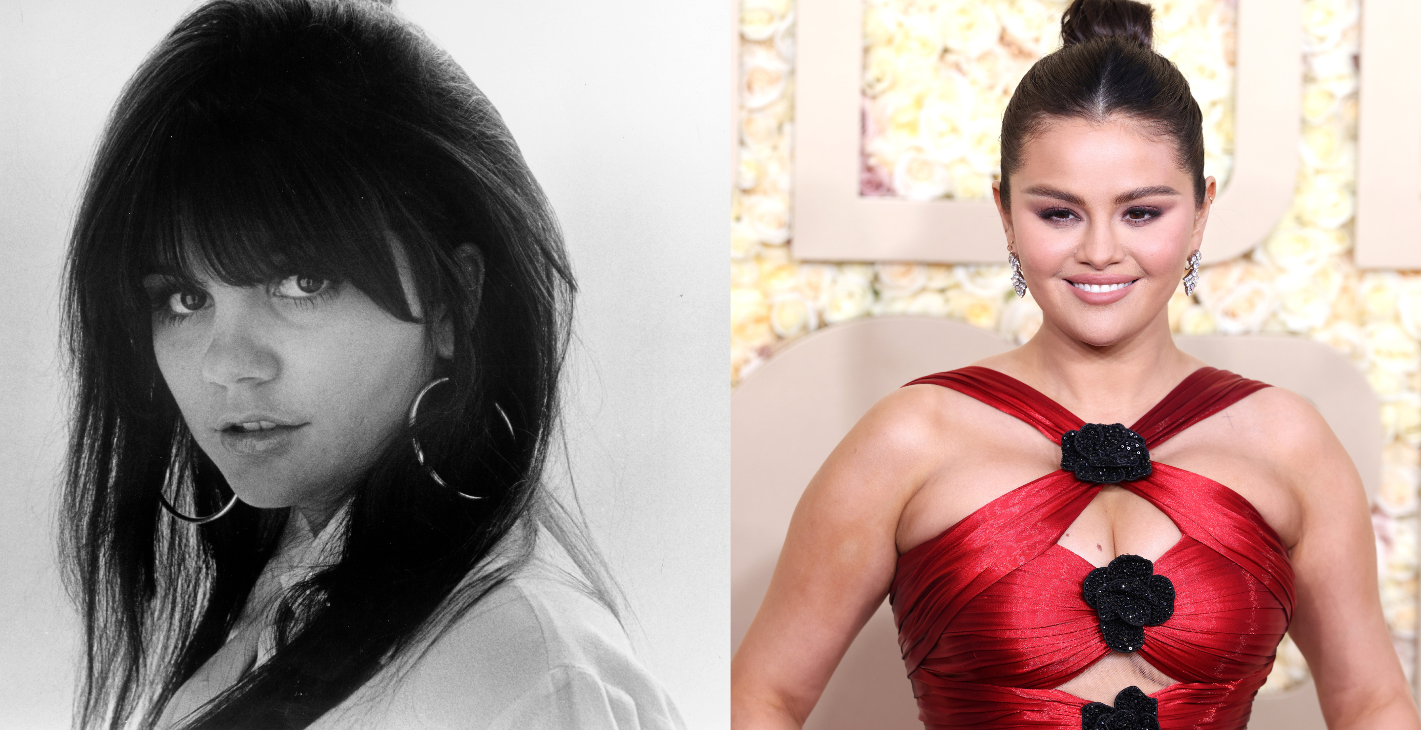 Photo of Linda Ronstadt / Selena Gomez attends 2024 Golden Globe Awards