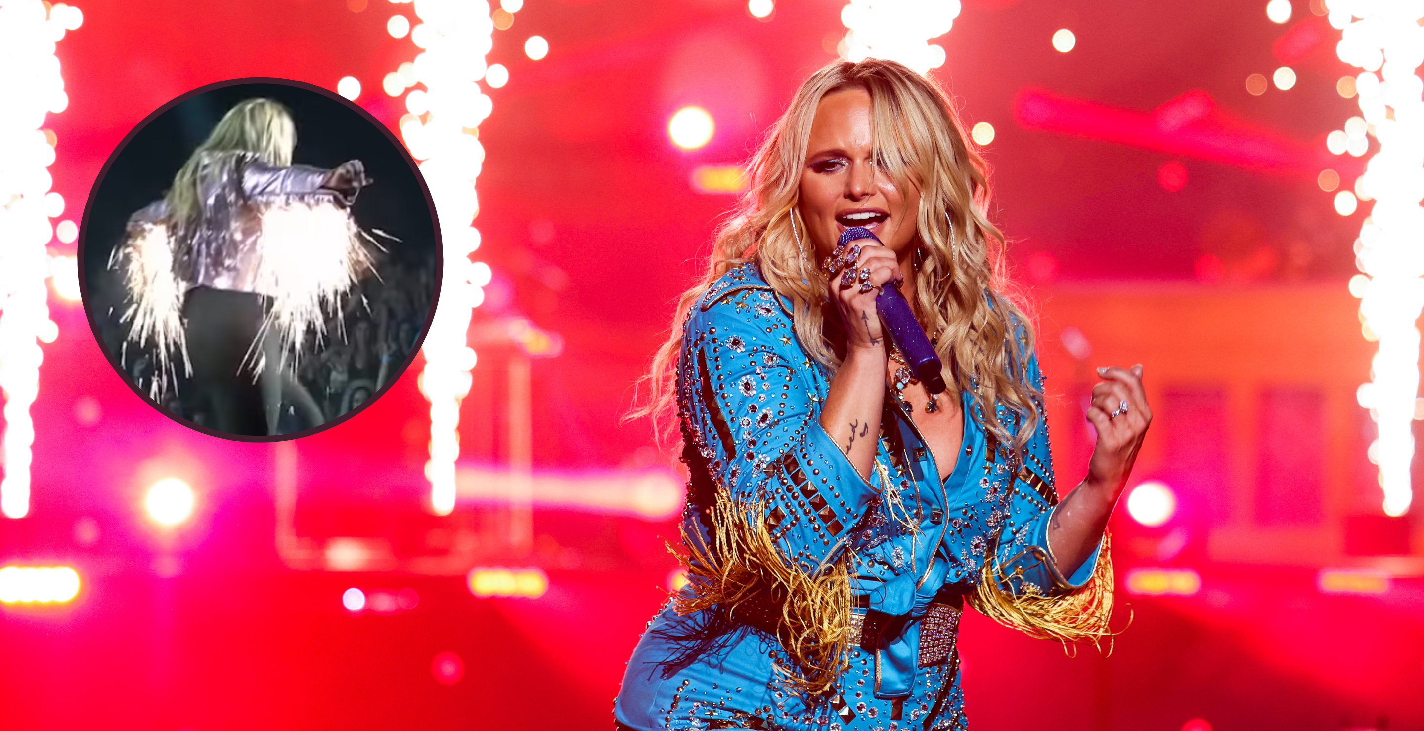 LAS VEGAS, NEVADA - SEPTEMBER 23: Miranda Lambert performs onstage during the opening night of her residency, "Velvet Rodeo" at the Zappos Theater at Planet Hollywood Resort & Casino on September 23, 2022 in Las Vegas, Nevada and screengrab via YouTube