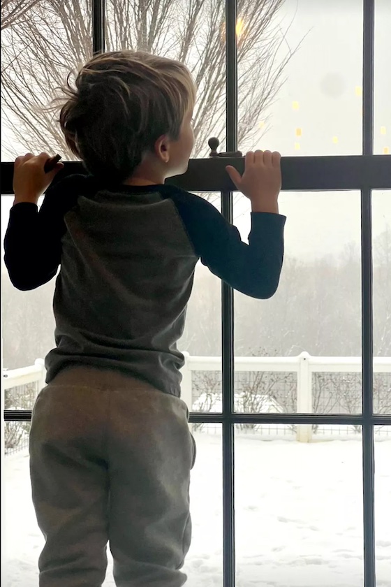 Screengrab of Carrie Underwood's son from Instagram