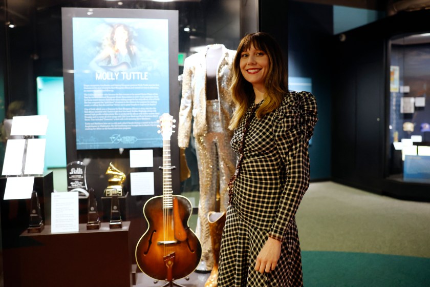 NASHVILLE, TENNESSEE - FEBRUARY 27: Molly Tuttle attends the opening of "American Currents: State of the Music" at Country Music Hall of Fame and Museum on February 27, 2024 in Nashville, Tennessee.