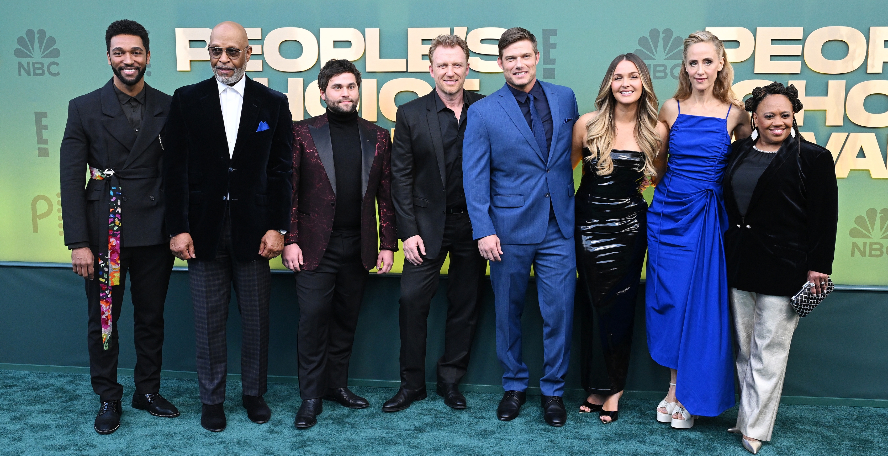 "Grey's Anatomy" cast at the 2024 People's Choice Awards