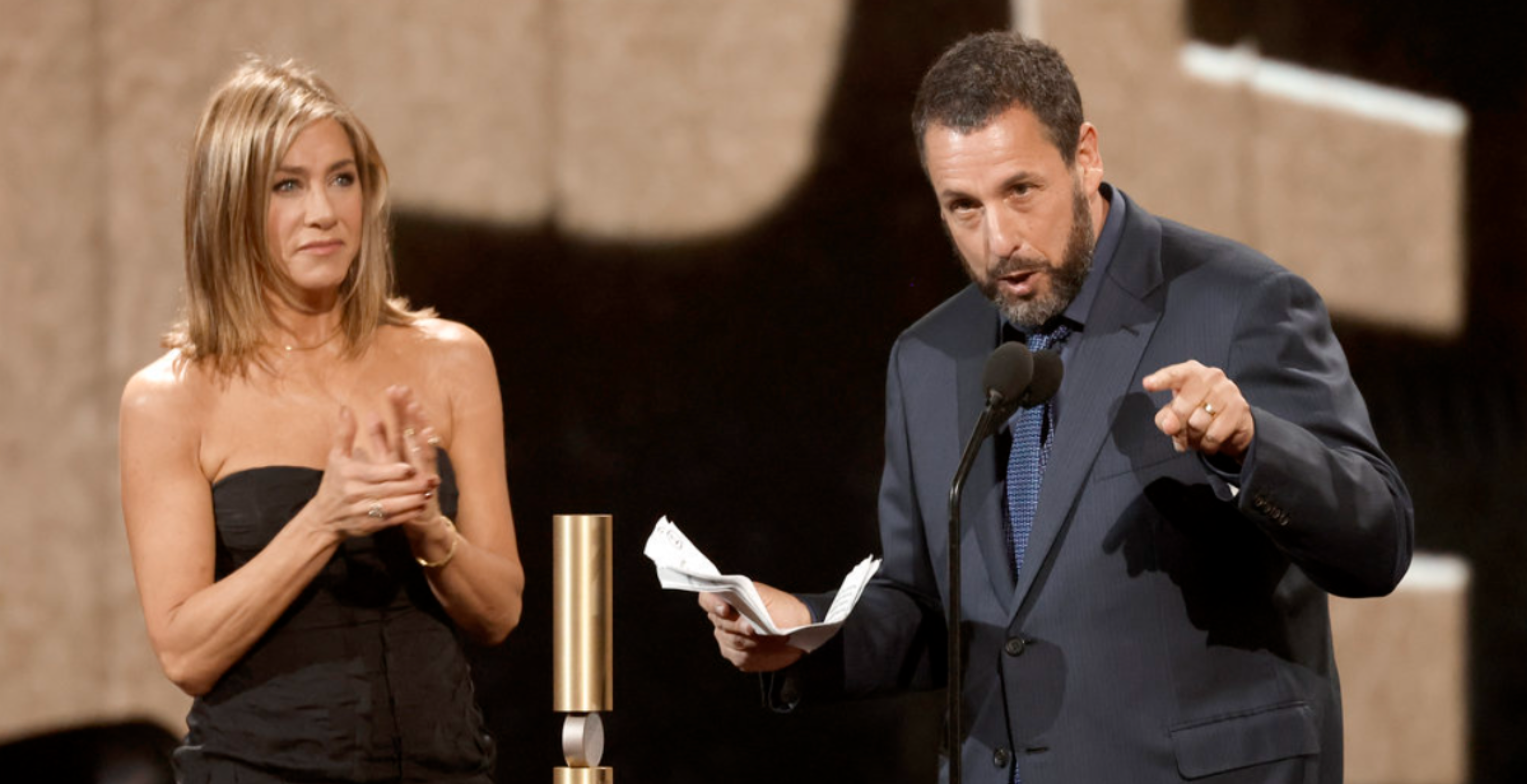 Jennifer Aniston Adam Sandler 2024 People's Choice Awards