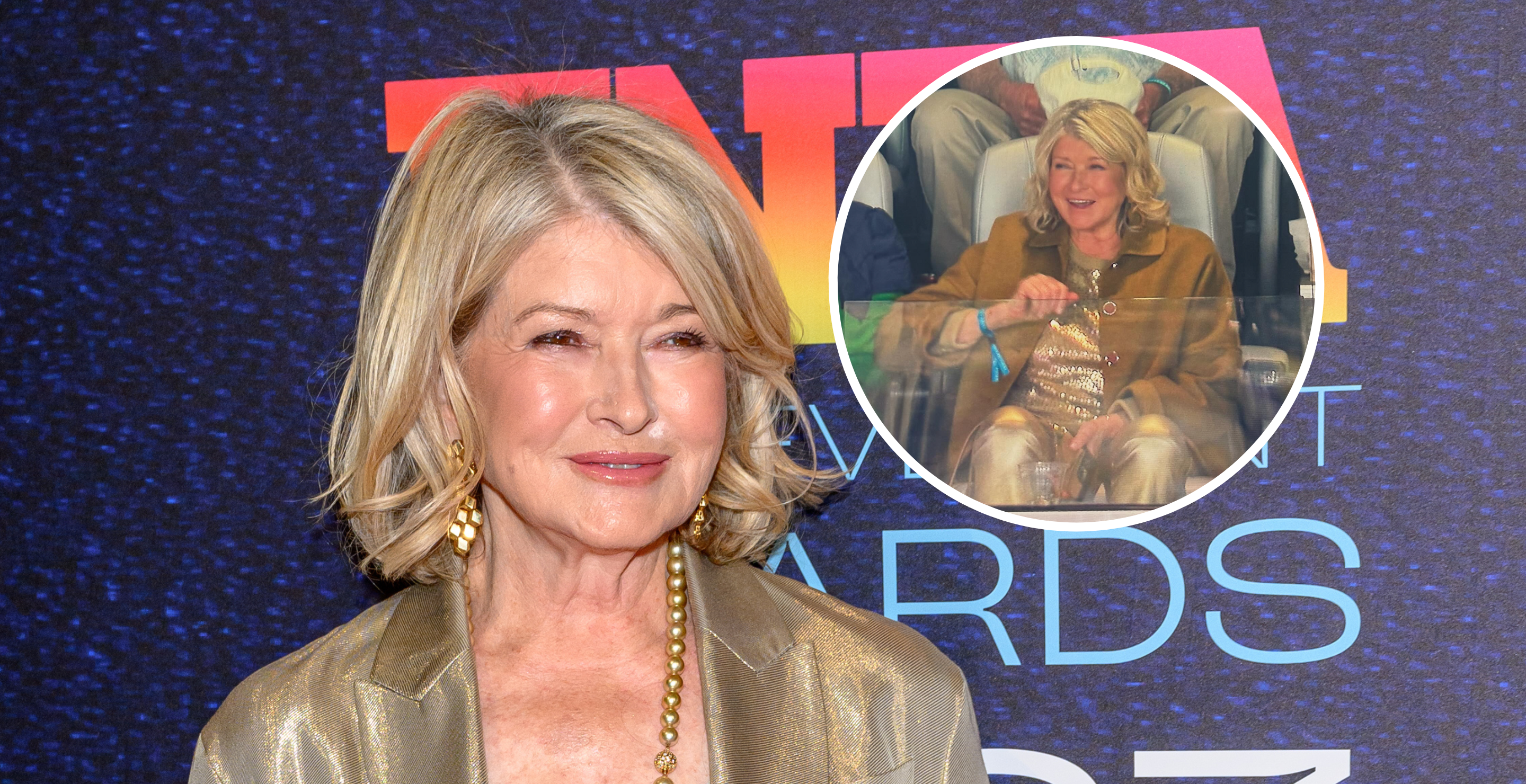 Martha Stewart at the 2024 Super Bowl