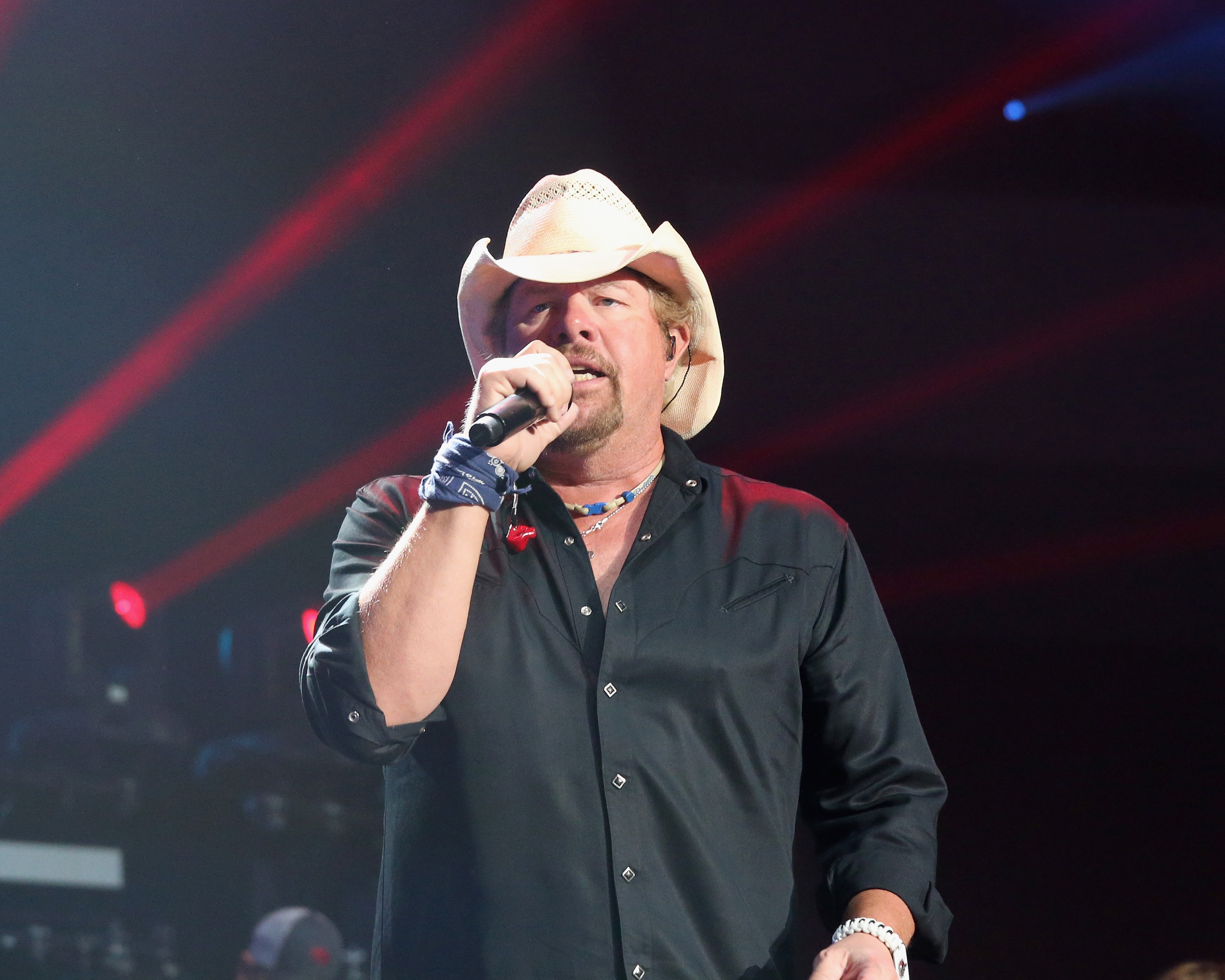 CEDAR PARK, TEXAS - SEPTEMBER 06: Toby Keith performs in concert celebrating the tenth anniversary of the HEB Center on September 6, 2019 in Cedar Park, Texas. (Photo by Gary Miller/Getty Images)