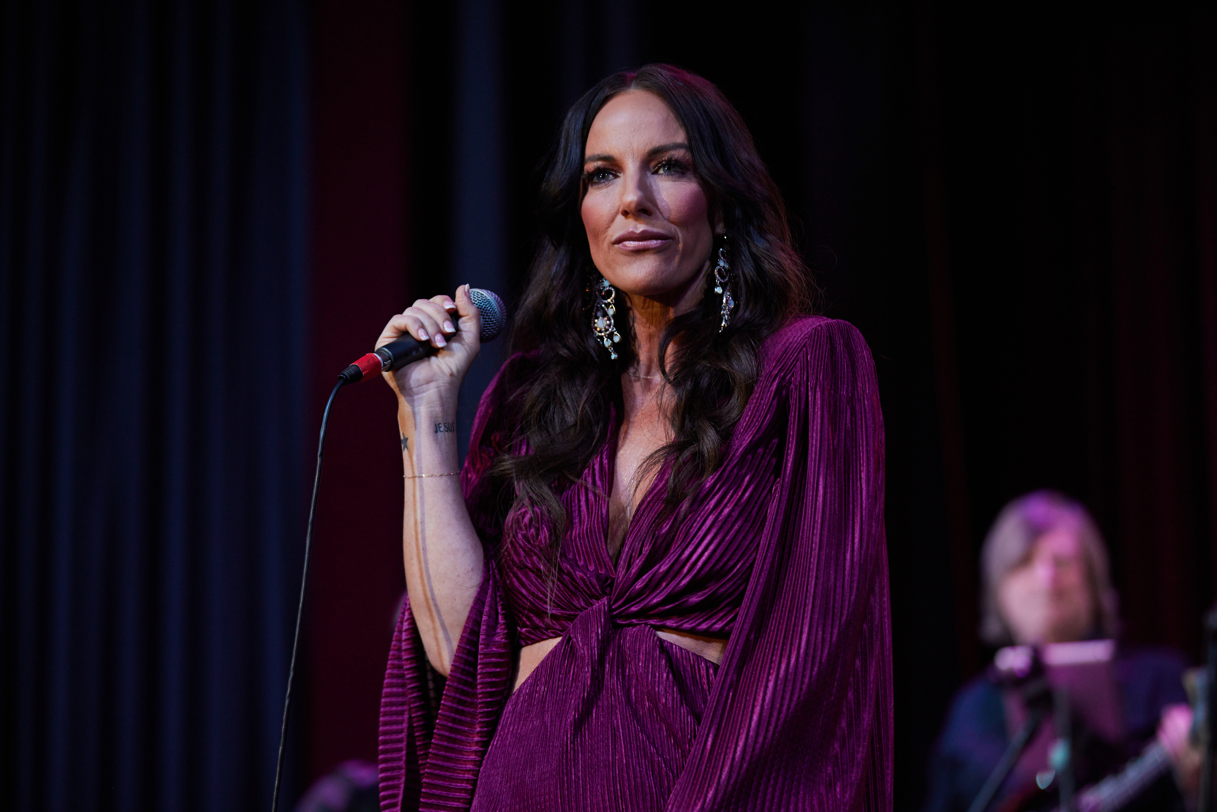 NASHVILLE, TENNESSEE - APRIL 15: Tayla Lynn performs during Loretta Lynn's birthday bash at the Troubadour Theater on April 15, 2023 in Nashville, Tennessee. 