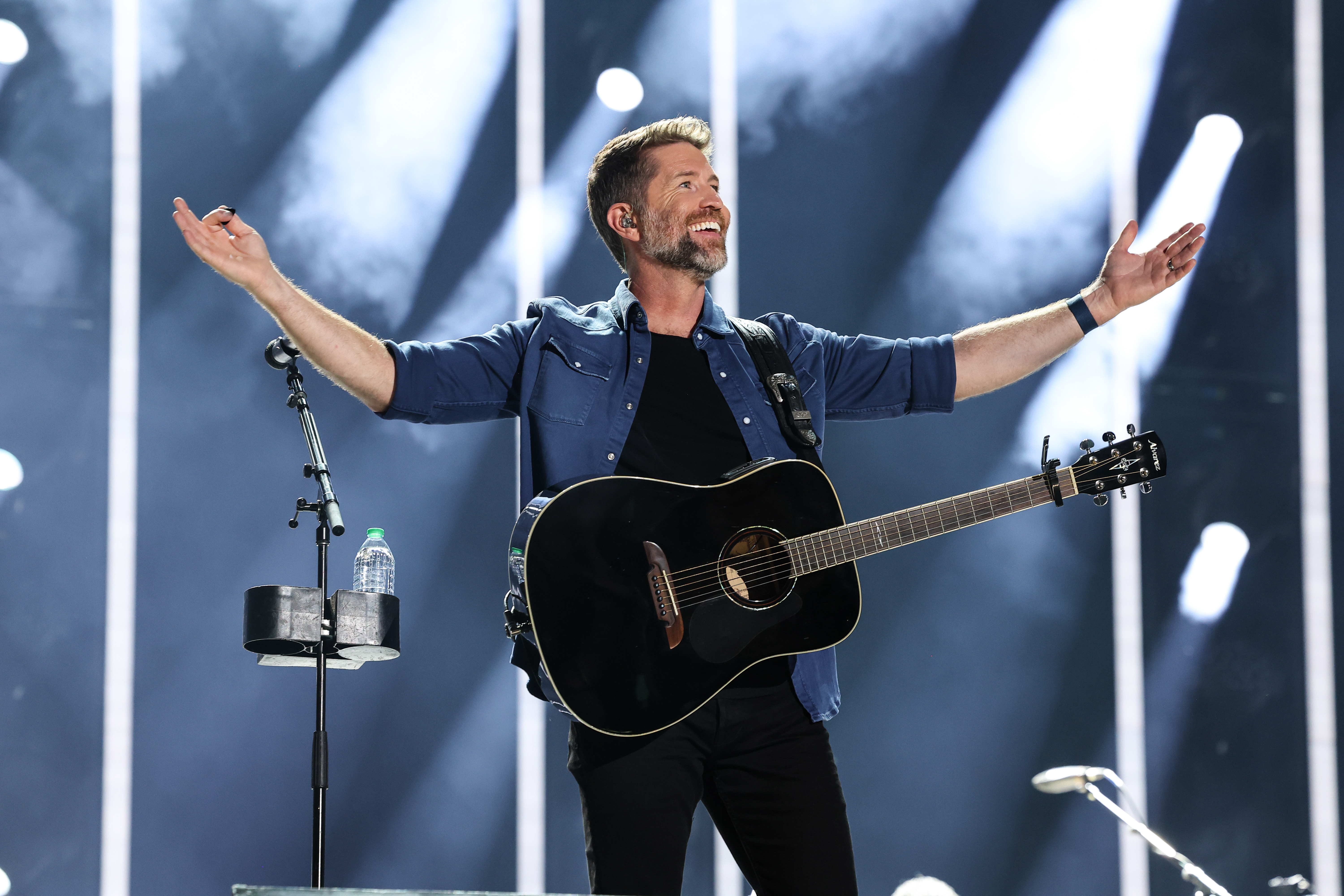NASHVILLE, TENNESSEE - JUNE 11: Josh Turner performs on stage during day four of CMA Fest 2023 at Nissan Stadium on June 11, 2023 in Nashville, Tennessee. 