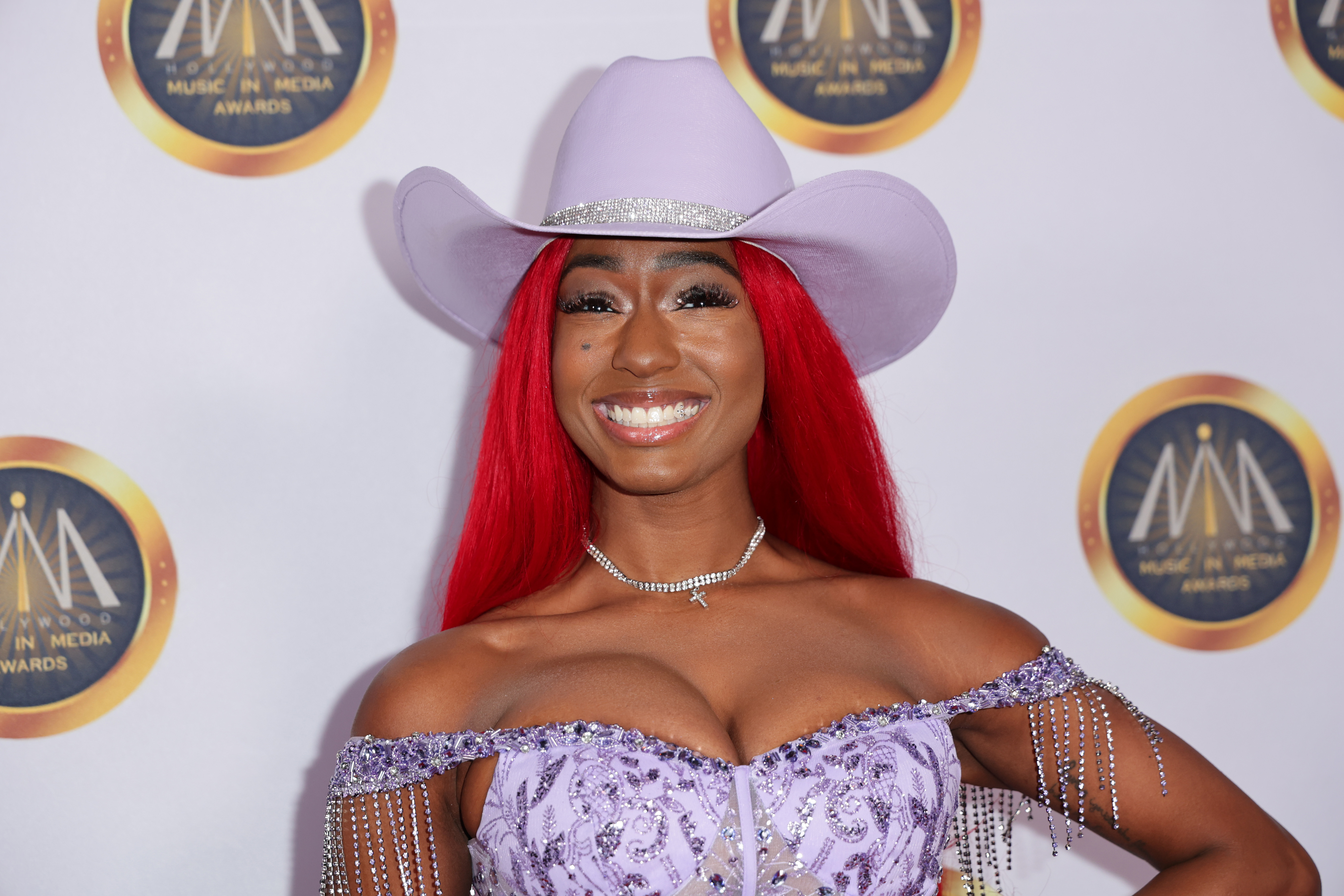 LOS ANGELES, CALIFORNIA - NOVEMBER 15: Reyna Roberts attends the 14th Annual Hollywood Music in Media Awards at Avalon Hollywood & Bardot on November 15, 2023 in Los Angeles, California. (