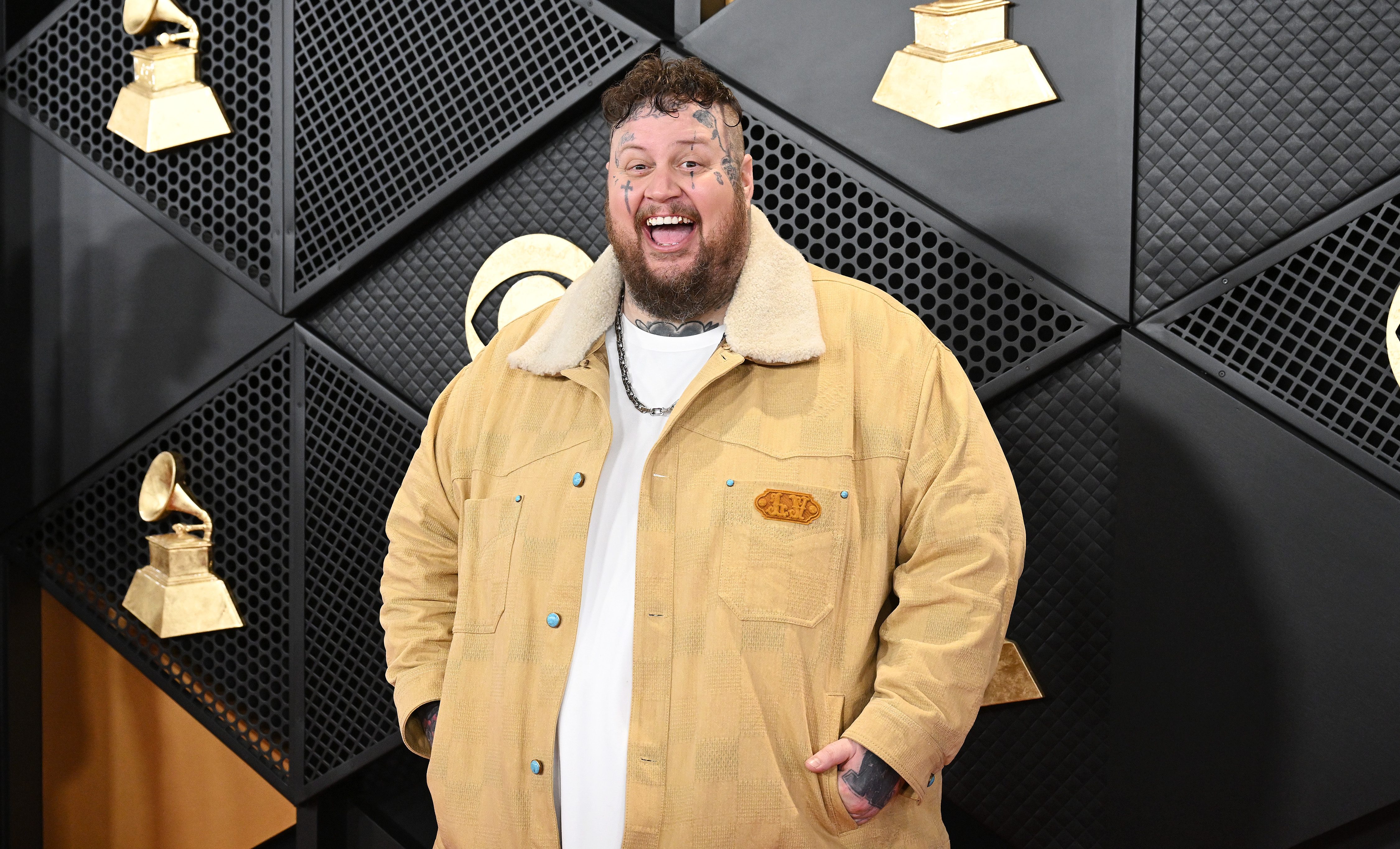 Jelly Roll at the 66th Annual GRAMMY Awards held at Crypto.com Arena on February 4, 2024 in Los Angeles, California.